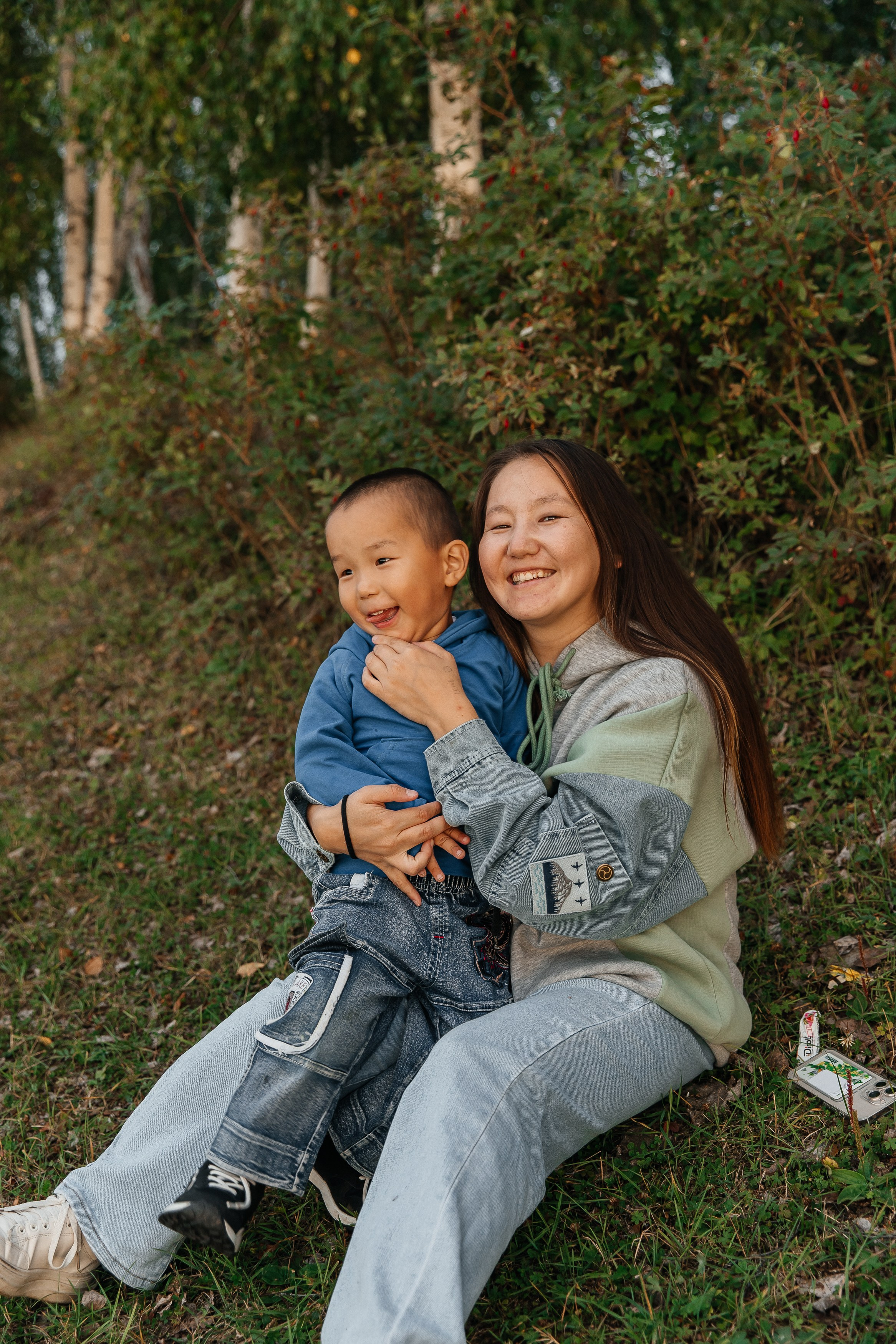 Лера и сын. Воронистая Анастасия. Фотограф Якутия, Томпонский район