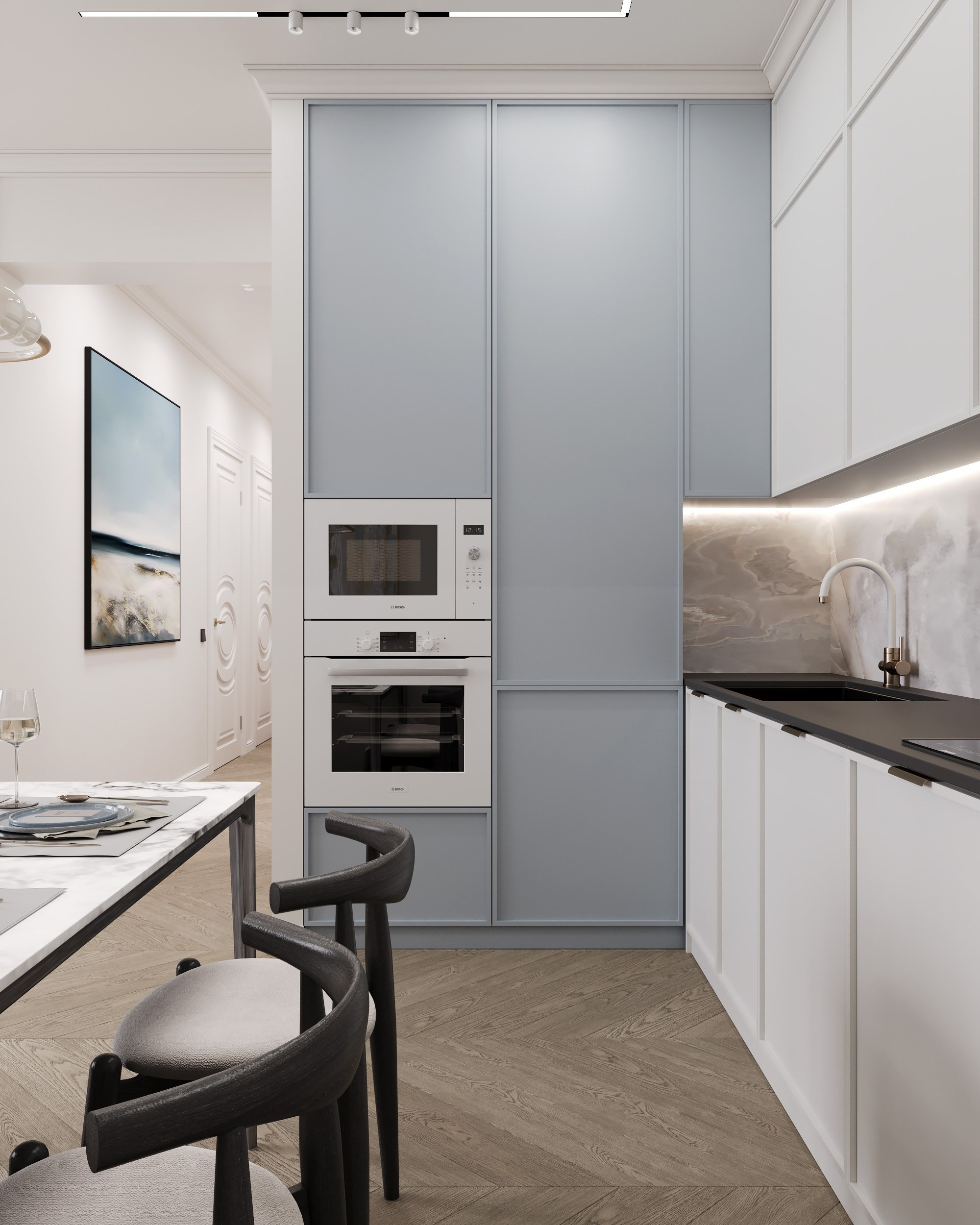 Проект 9 ЖК Западный порт 80 м². Artstudio17 Дизайн-студия Ирины Чабан в Москве