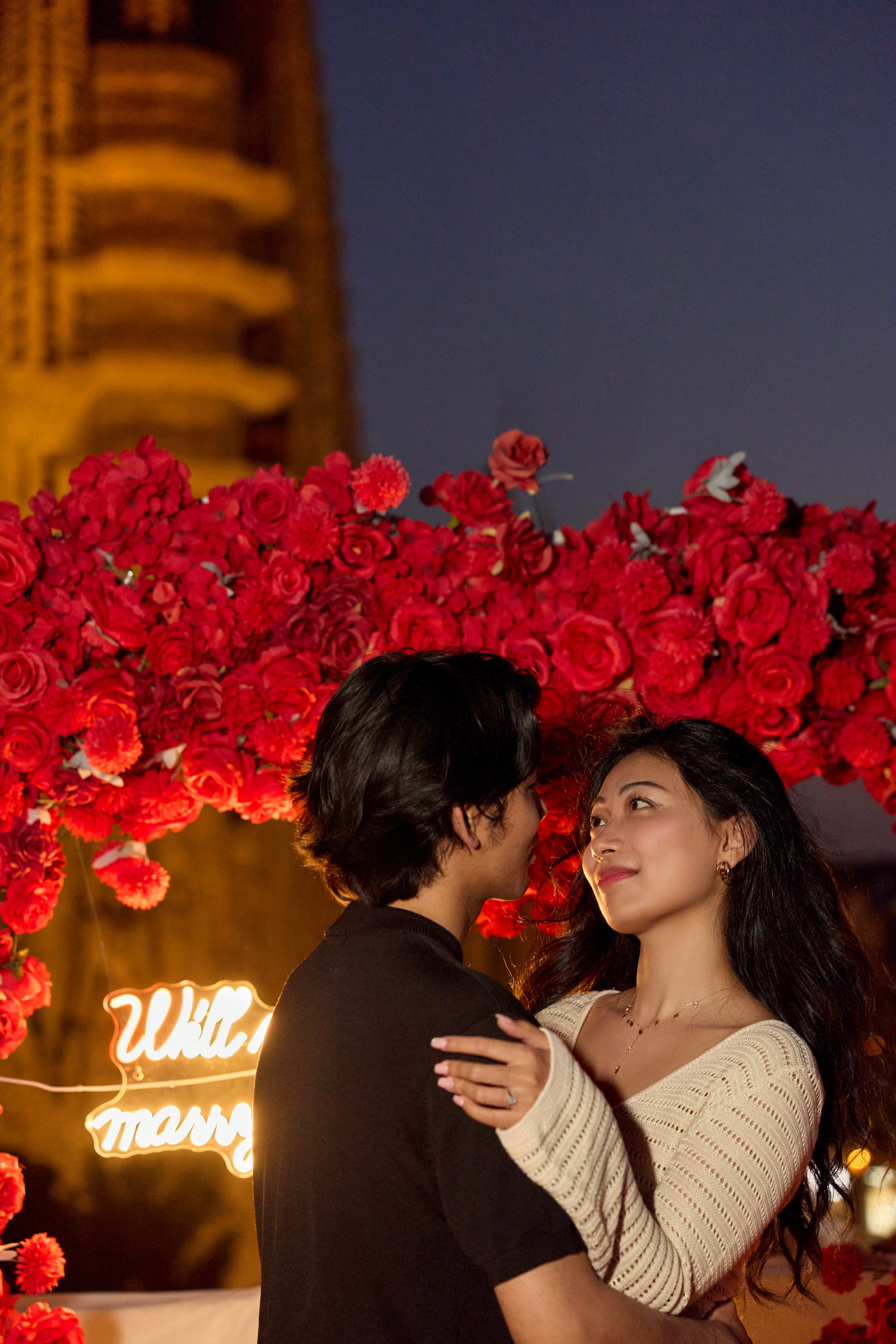 Proposal terrasa Sagrada Familia. Photographer & Videographer in Barcelona