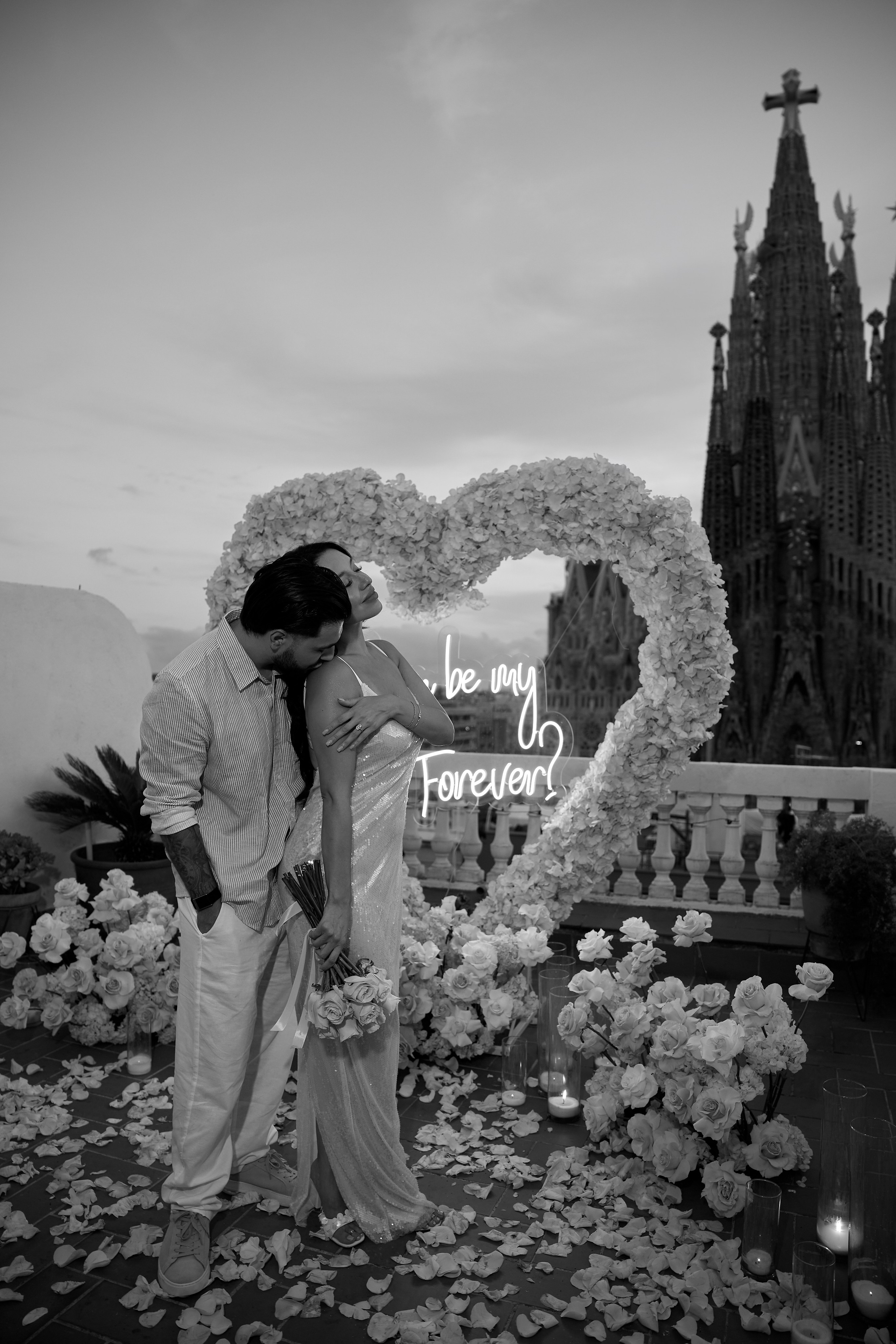 Proposal terassa 2 Sagrada Familia. Photographer & Videographer in Barcelona