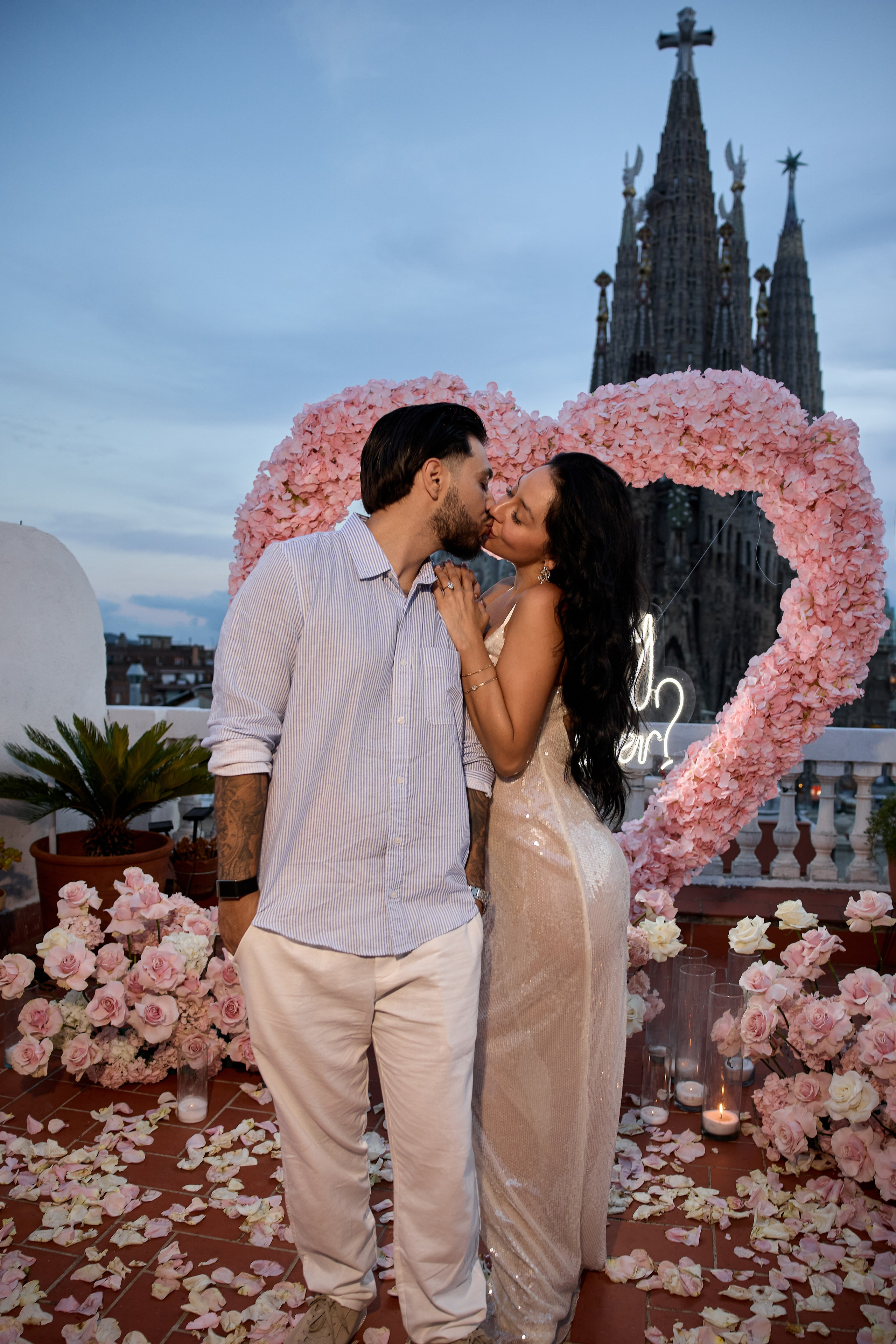 Proposal terassa 2 Sagrada Familia. Photographer & Videographer in Barcelona