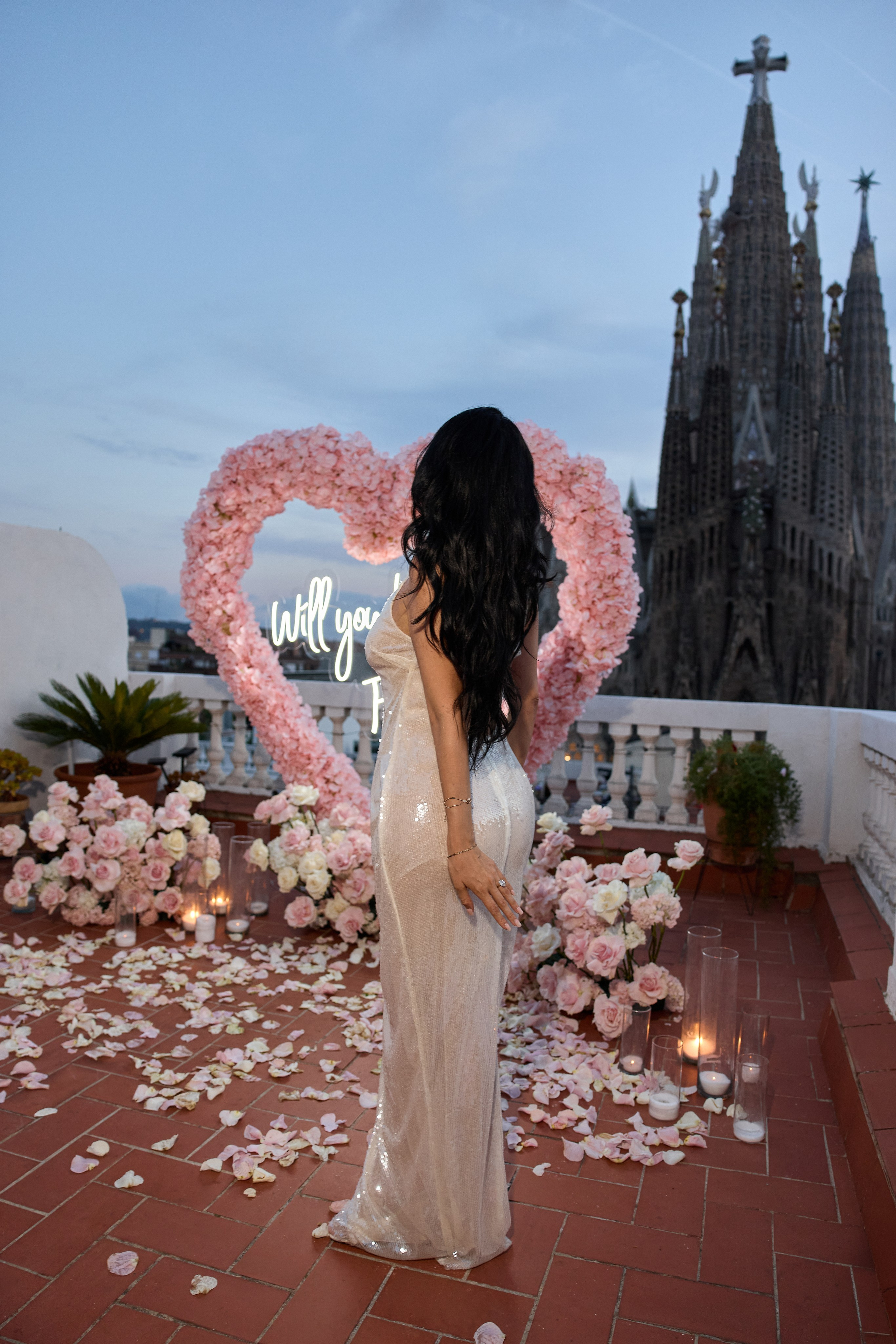 Proposal terassa 2 Sagrada Familia. Photographer & Videographer in Barcelona