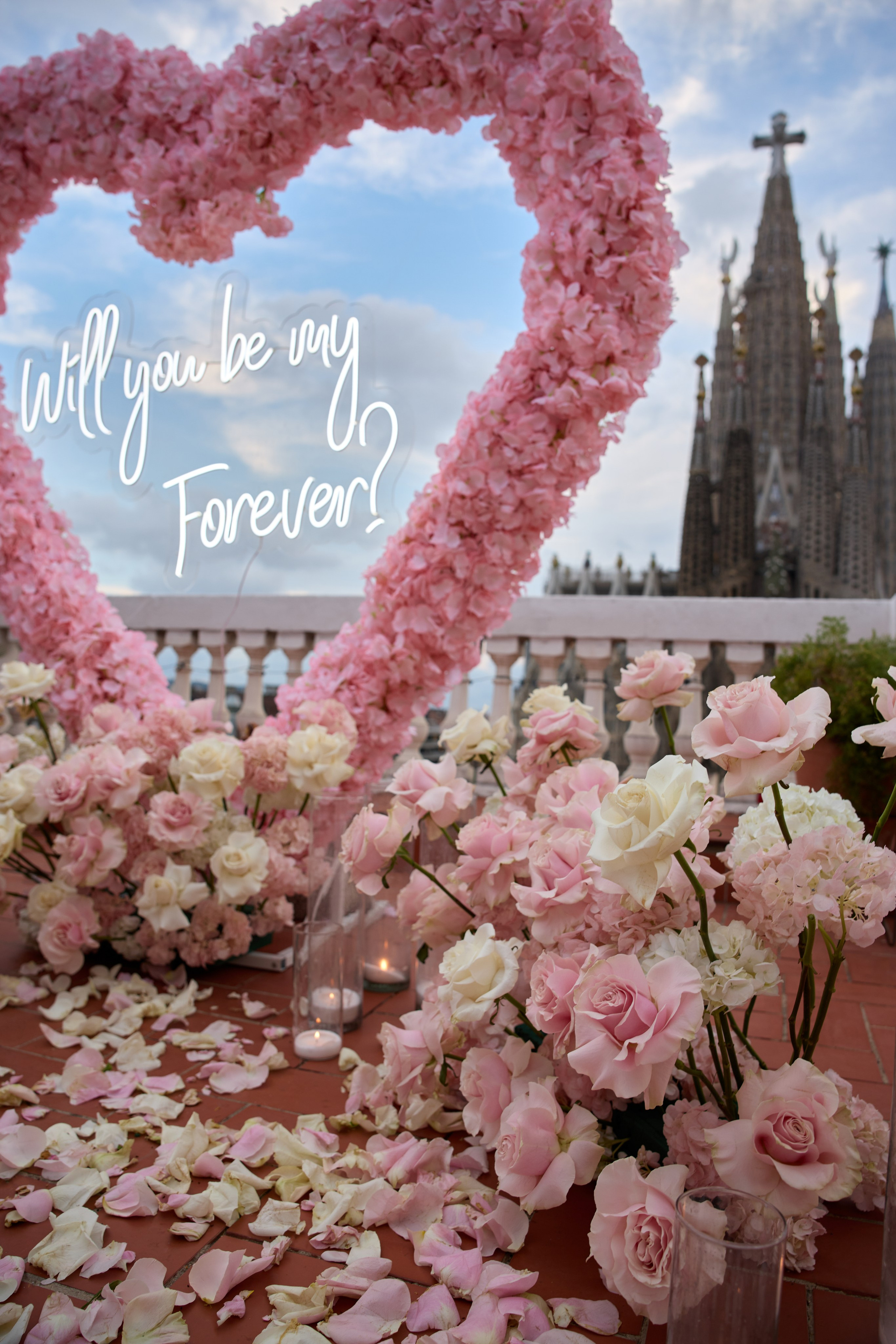 Proposal terassa 2 Sagrada Familia. Photographer & Videographer in Barcelona