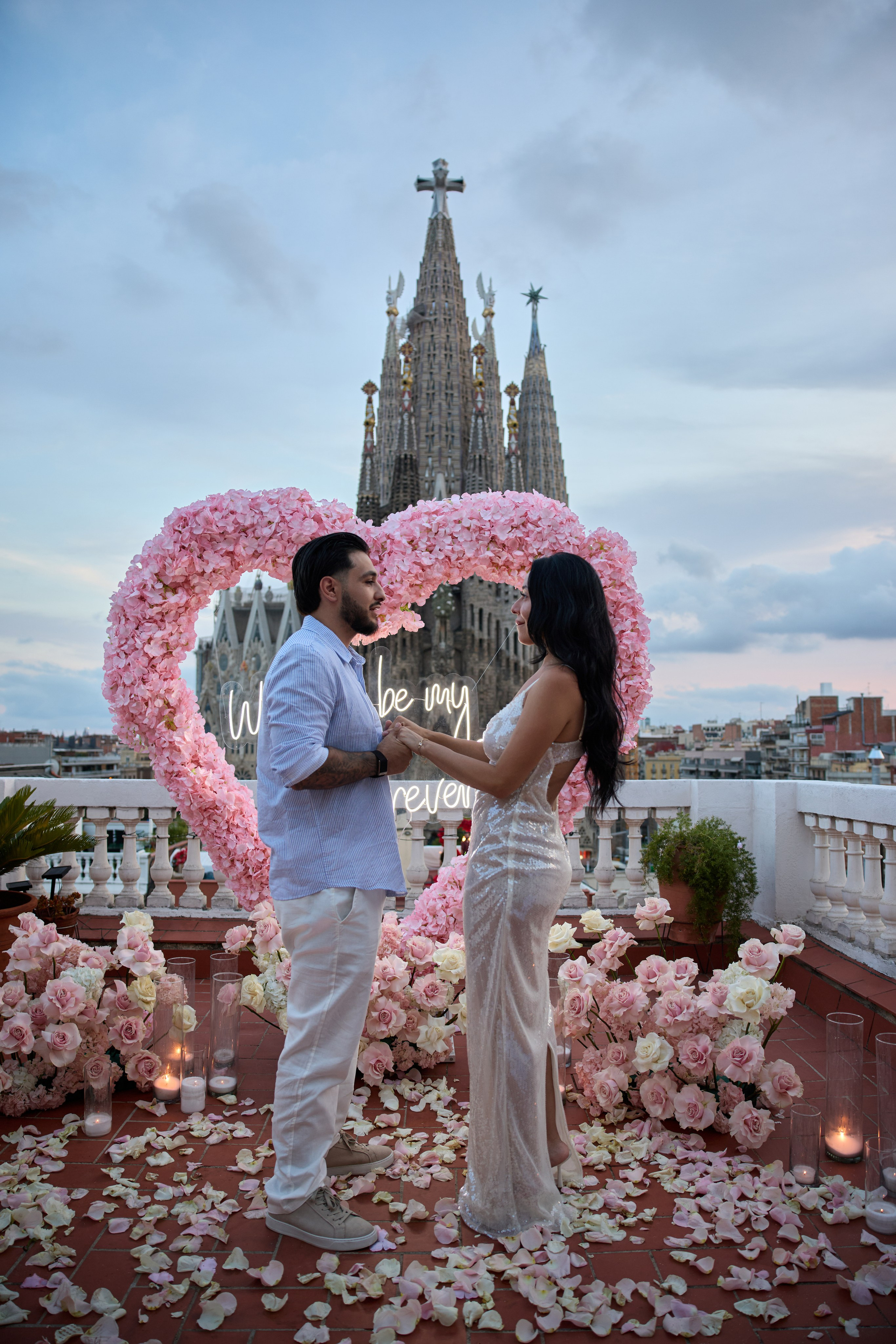 Proposal terassa 2 Sagrada Familia. Photographer & Videographer in Barcelona