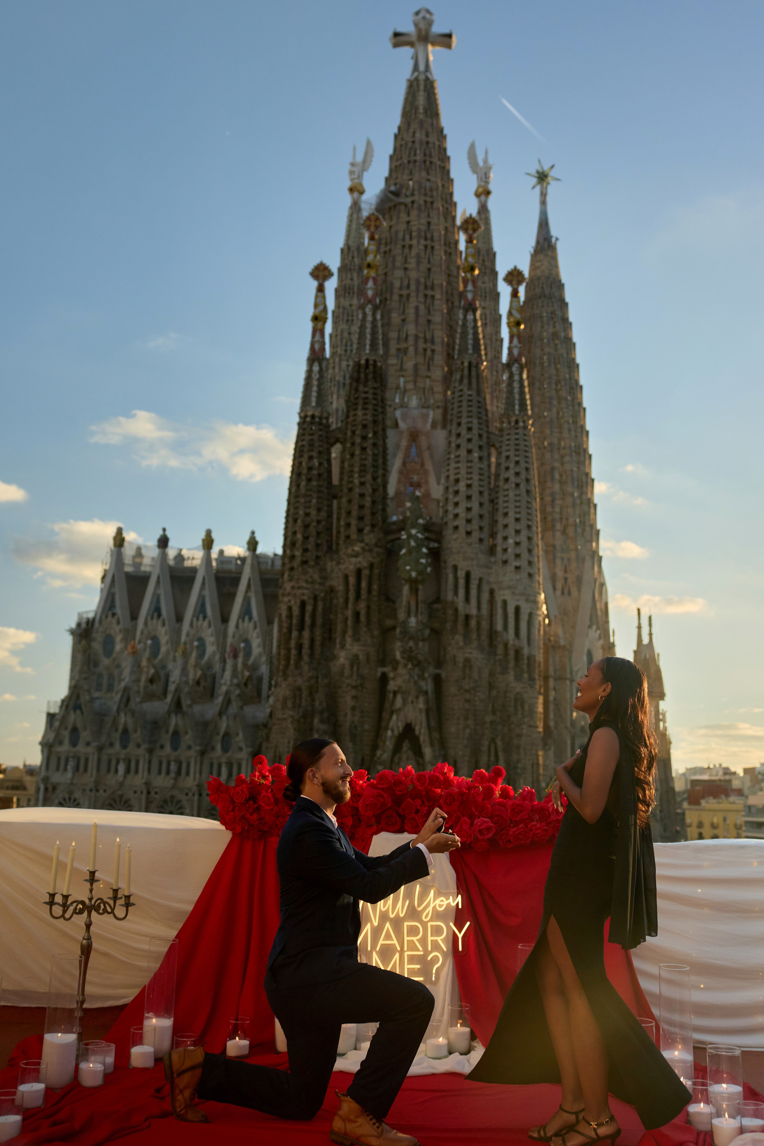 Proposal Sagrada Familia. Photographer & Videographer in Barcelona