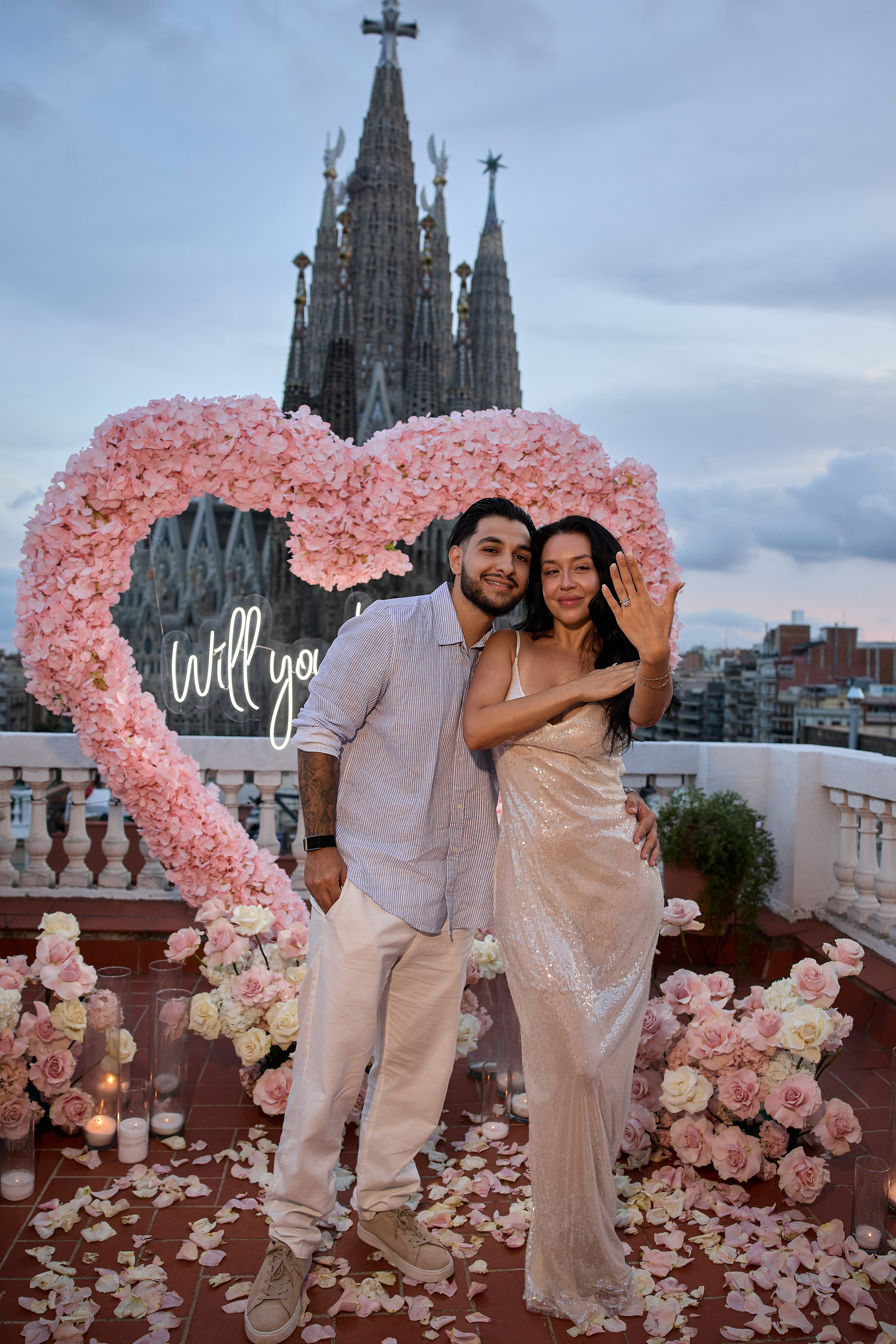 Proposal terassa 2 Sagrada Familia. Photographer & Videographer in Barcelona