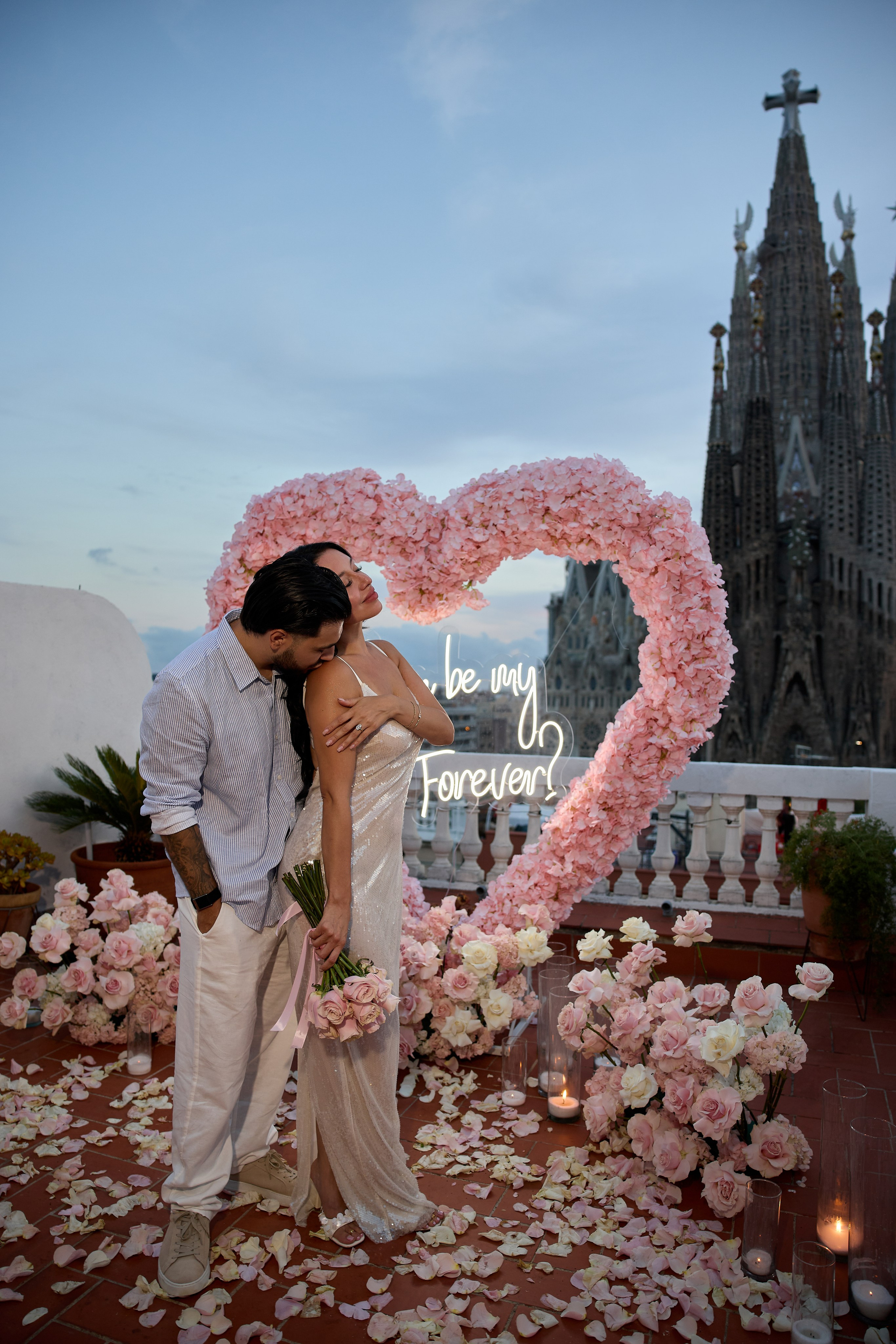 Proposal terassa 2 Sagrada Familia. Photographer & Videographer in Barcelona