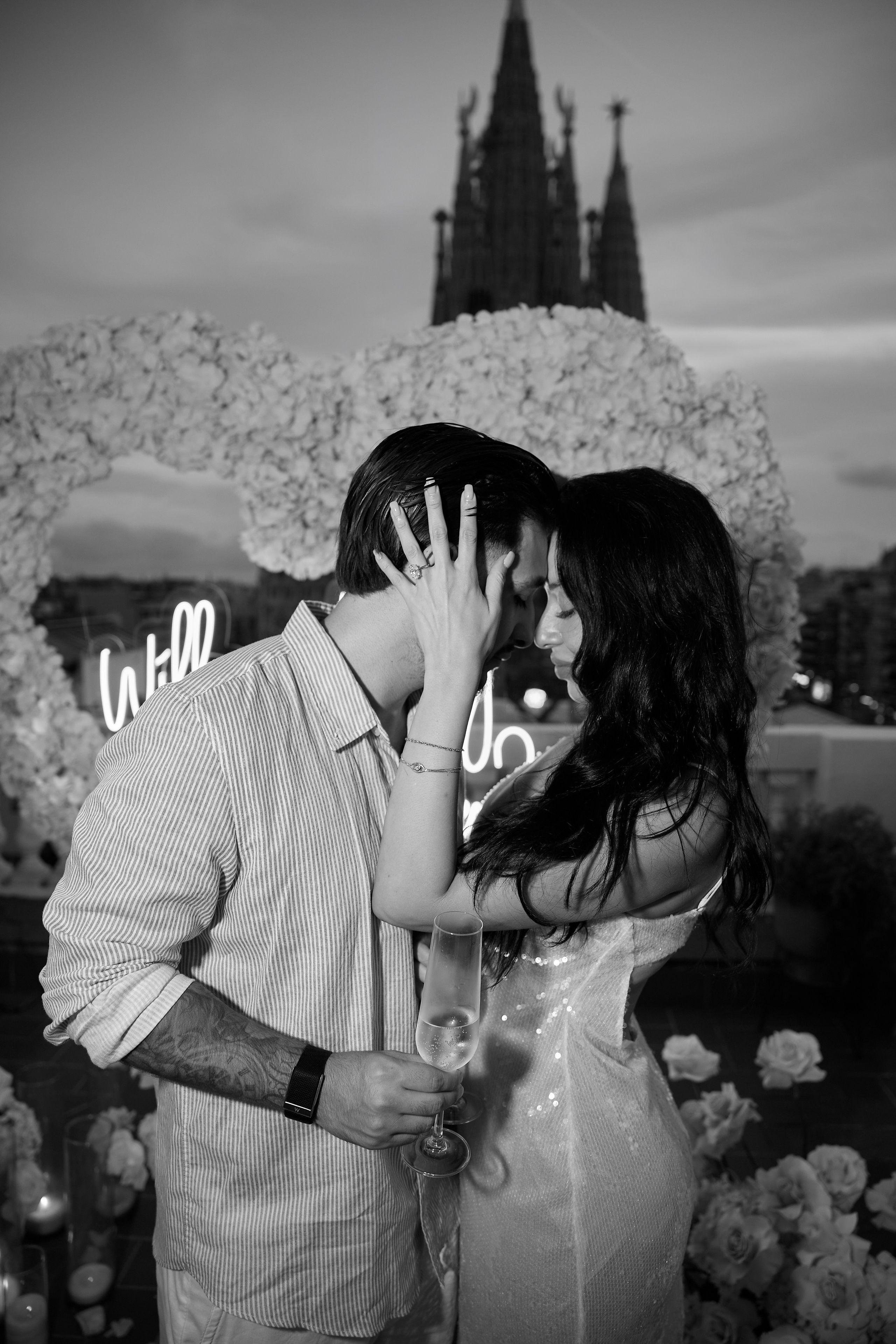Proposal terassa 2 Sagrada Familia. Photographer & Videographer in Barcelona