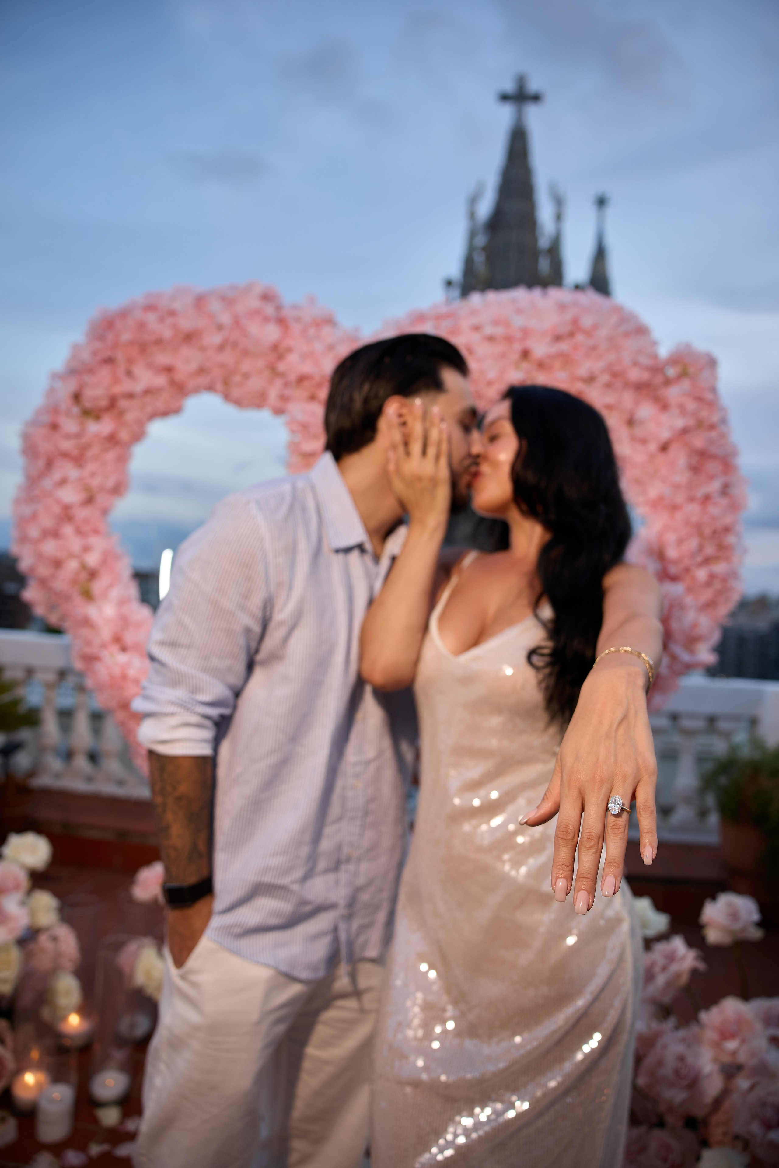 Proposal terassa 2 Sagrada Familia. Photographer & Videographer in Barcelona