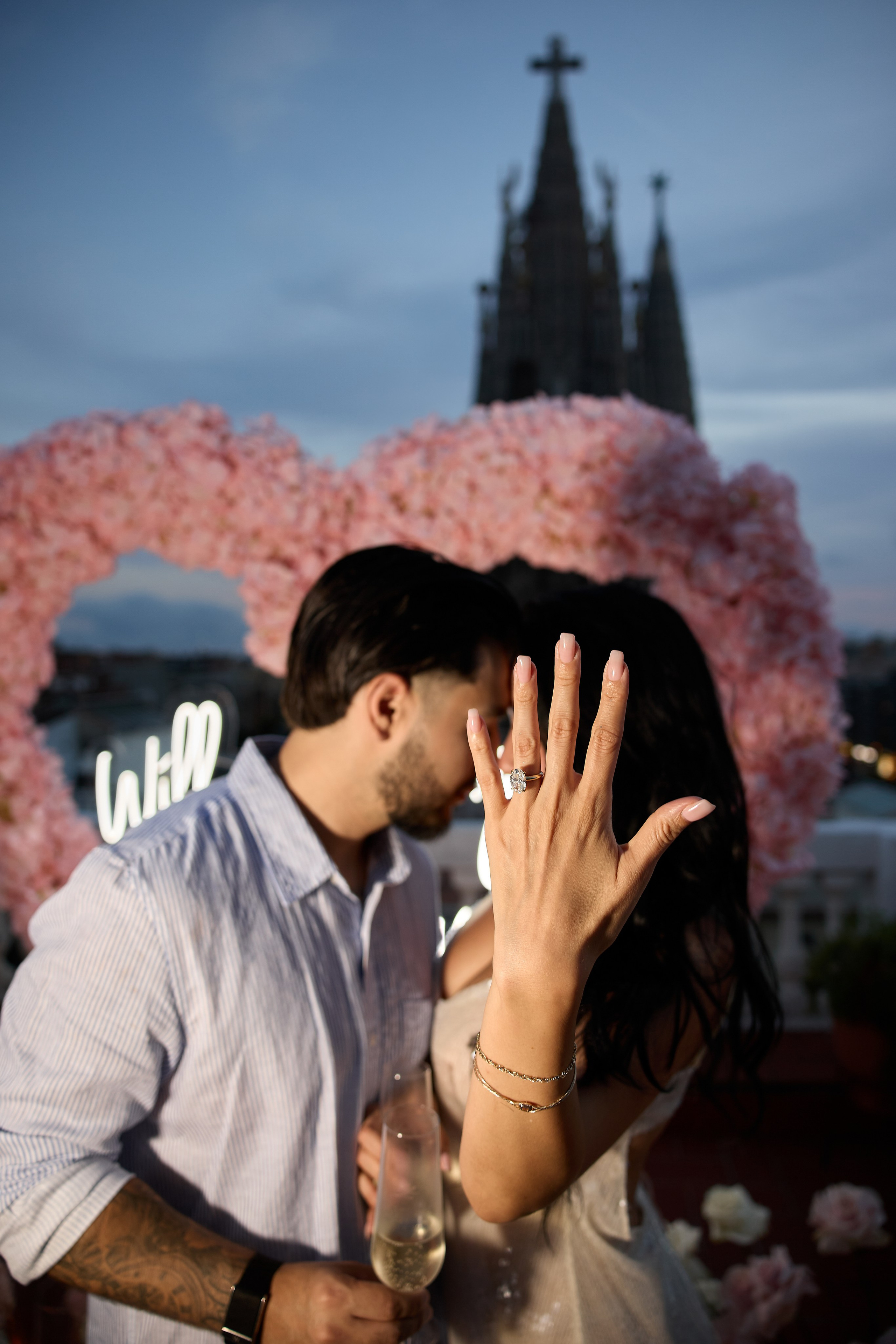 Proposal terassa 2 Sagrada Familia. Photographer & Videographer in Barcelona