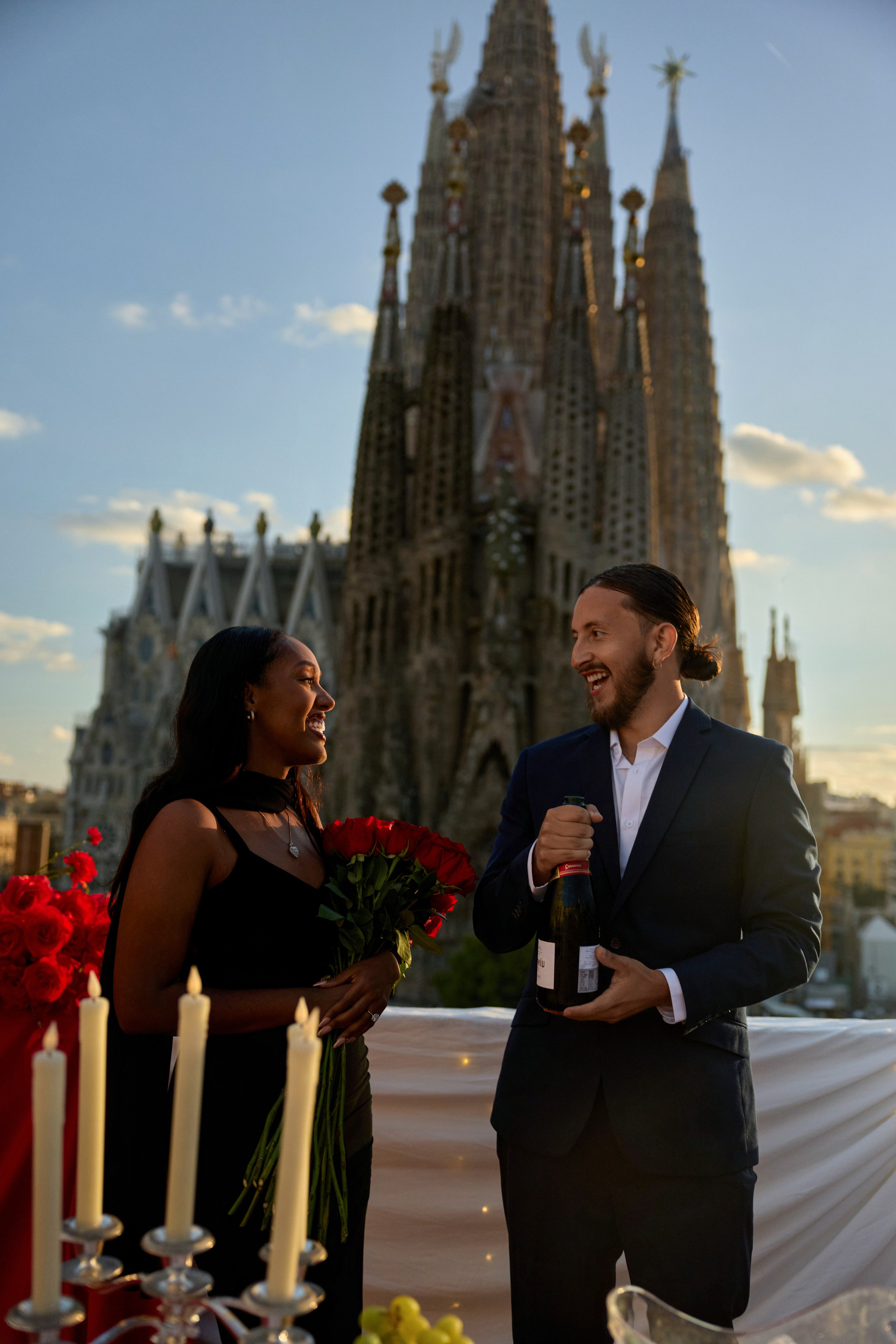 Proposal Sagrada Familia. Photographer & Videographer in Barcelona