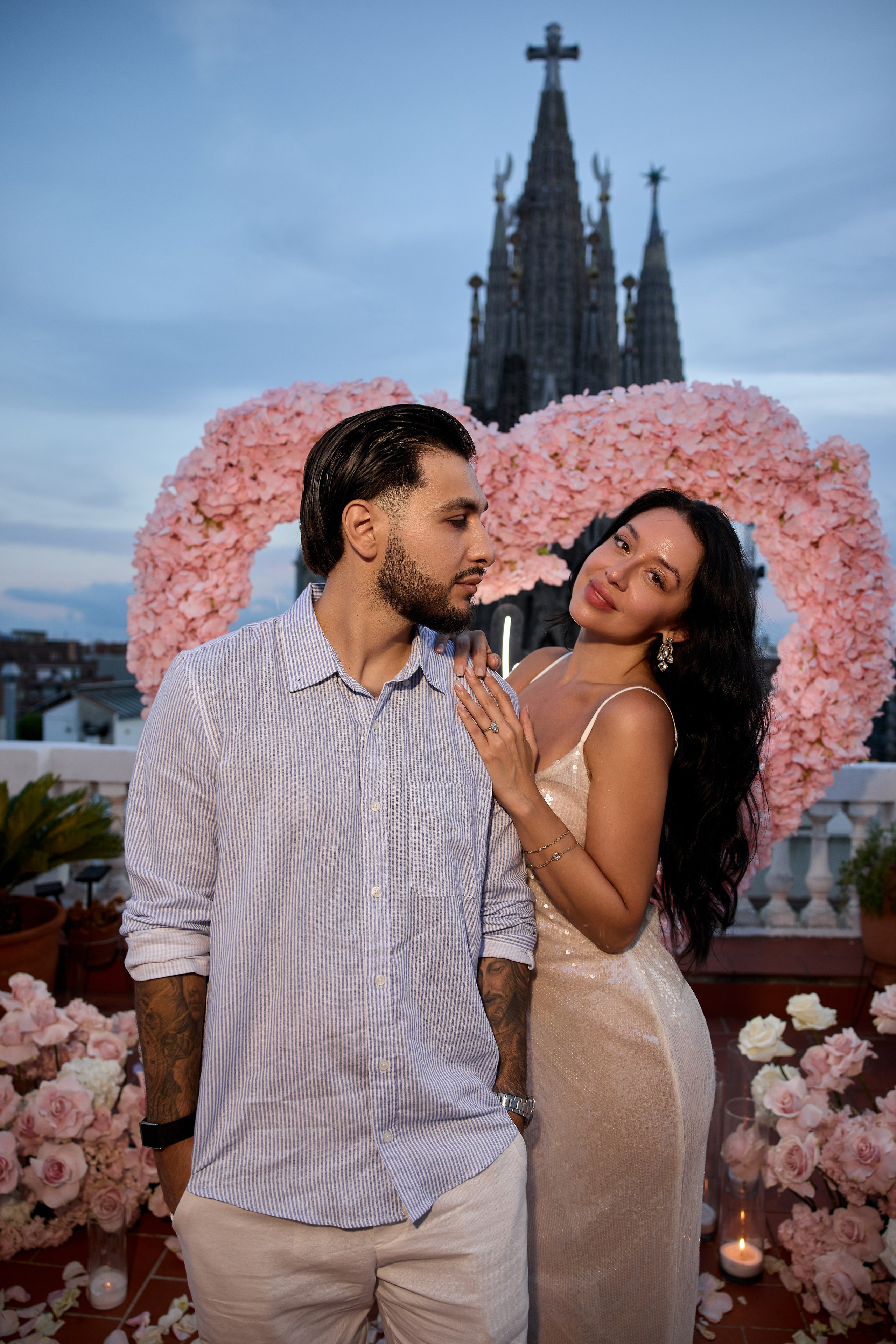 Proposal terassa 2 Sagrada Familia. Photographer & Videographer in Barcelona