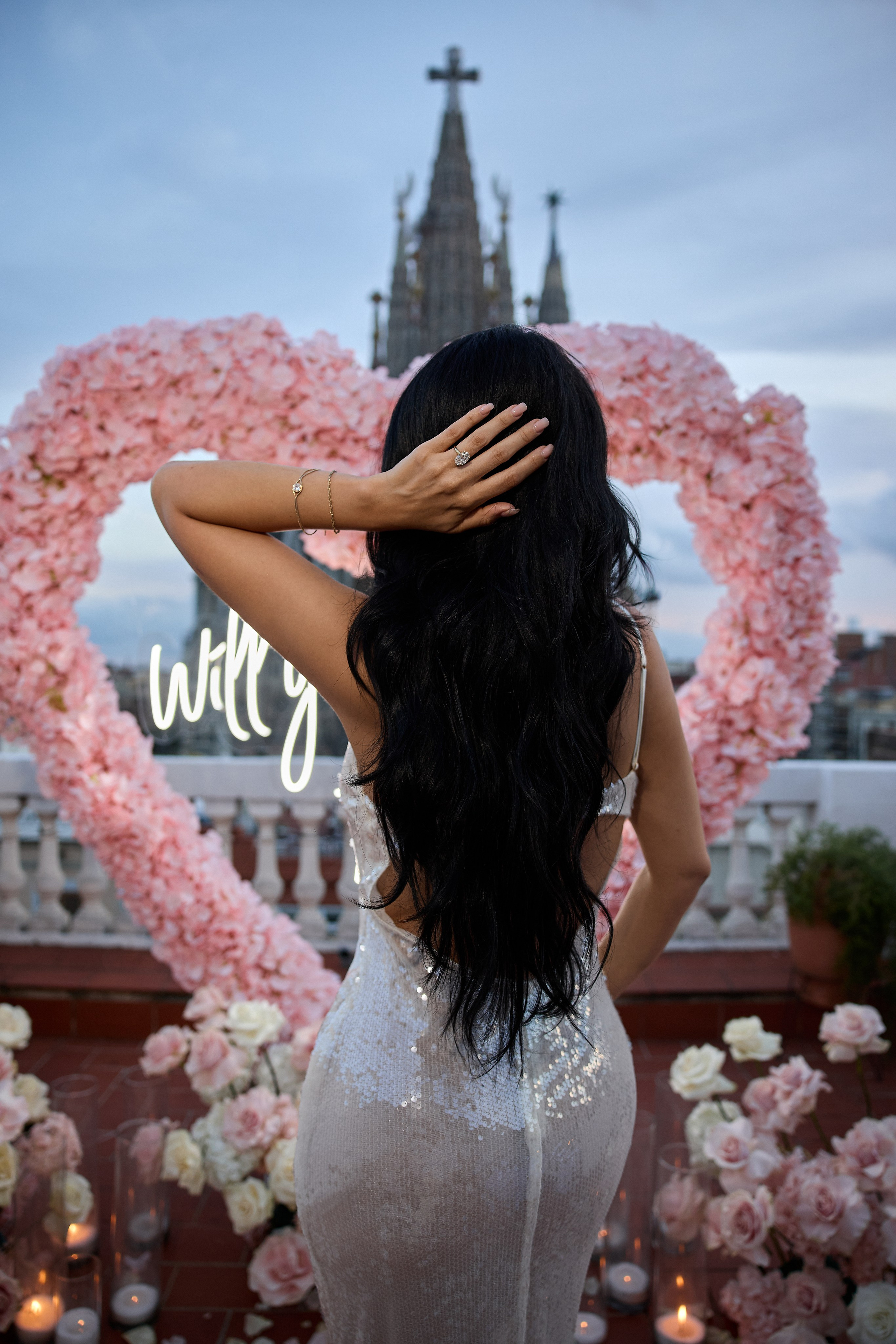 Proposal terassa 2 Sagrada Familia. Photographer & Videographer in Barcelona