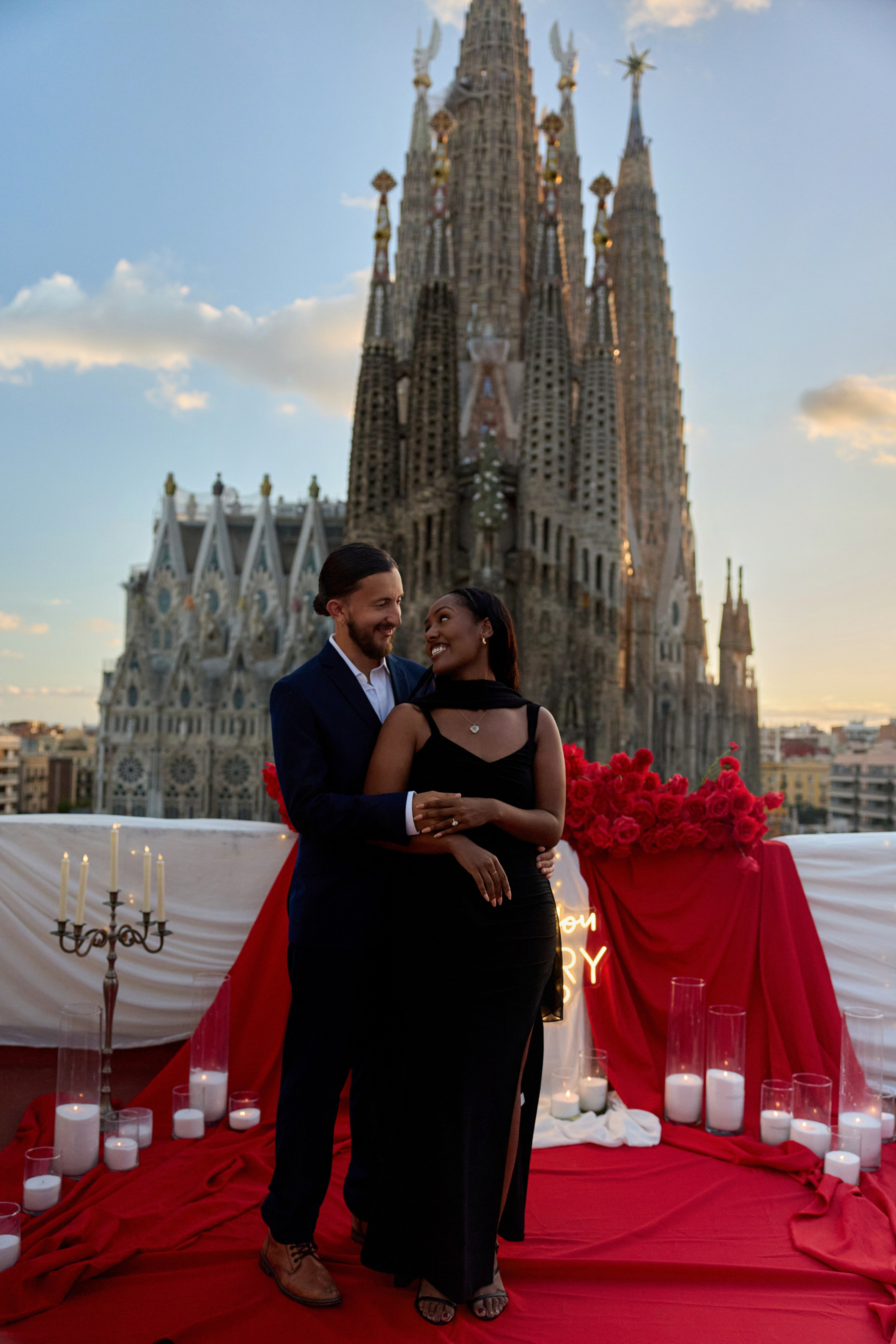 Proposal Sagrada Familia. Photographer & Videographer in Barcelona