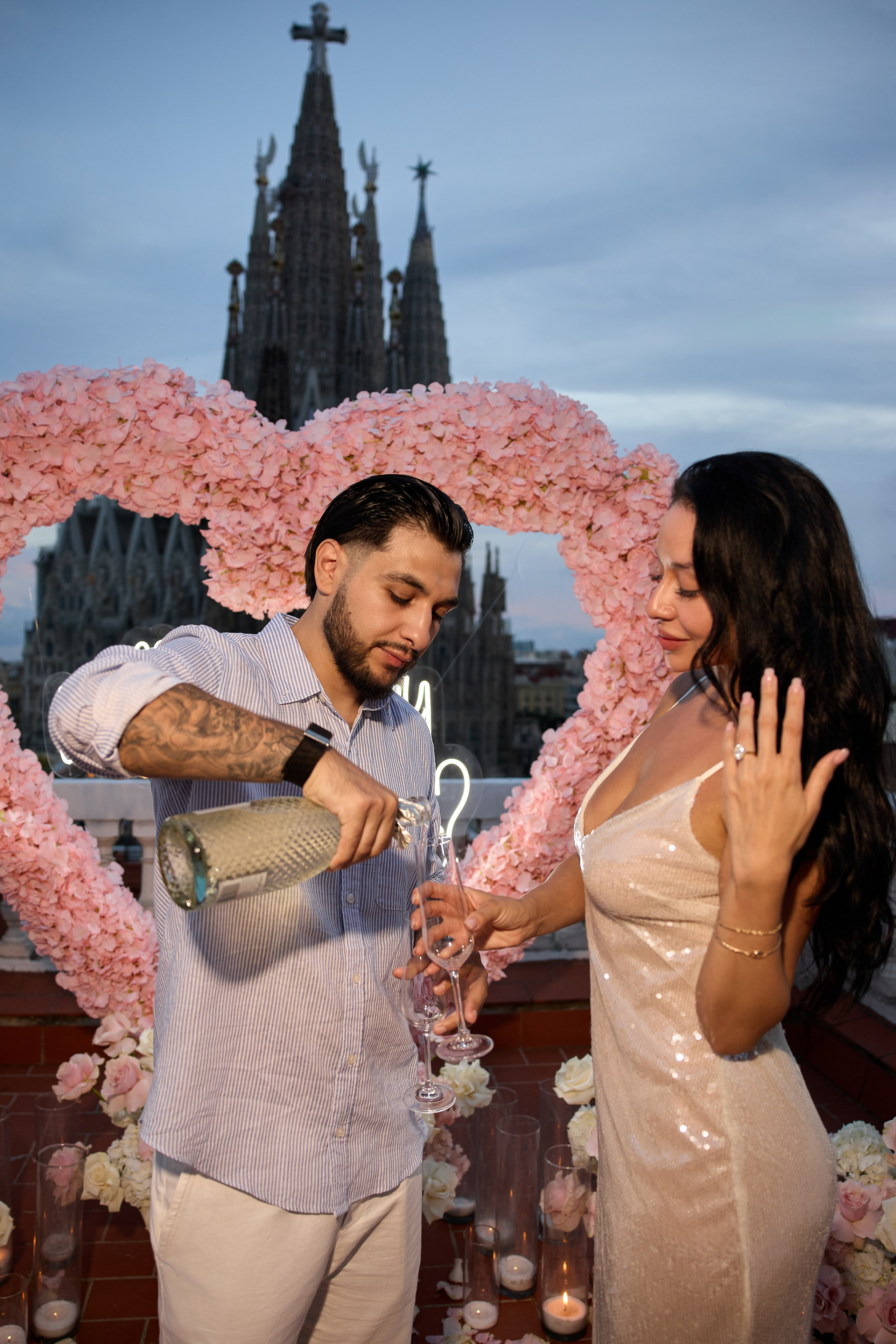 Proposal terassa 2 Sagrada Familia. Photographer & Videographer in Barcelona