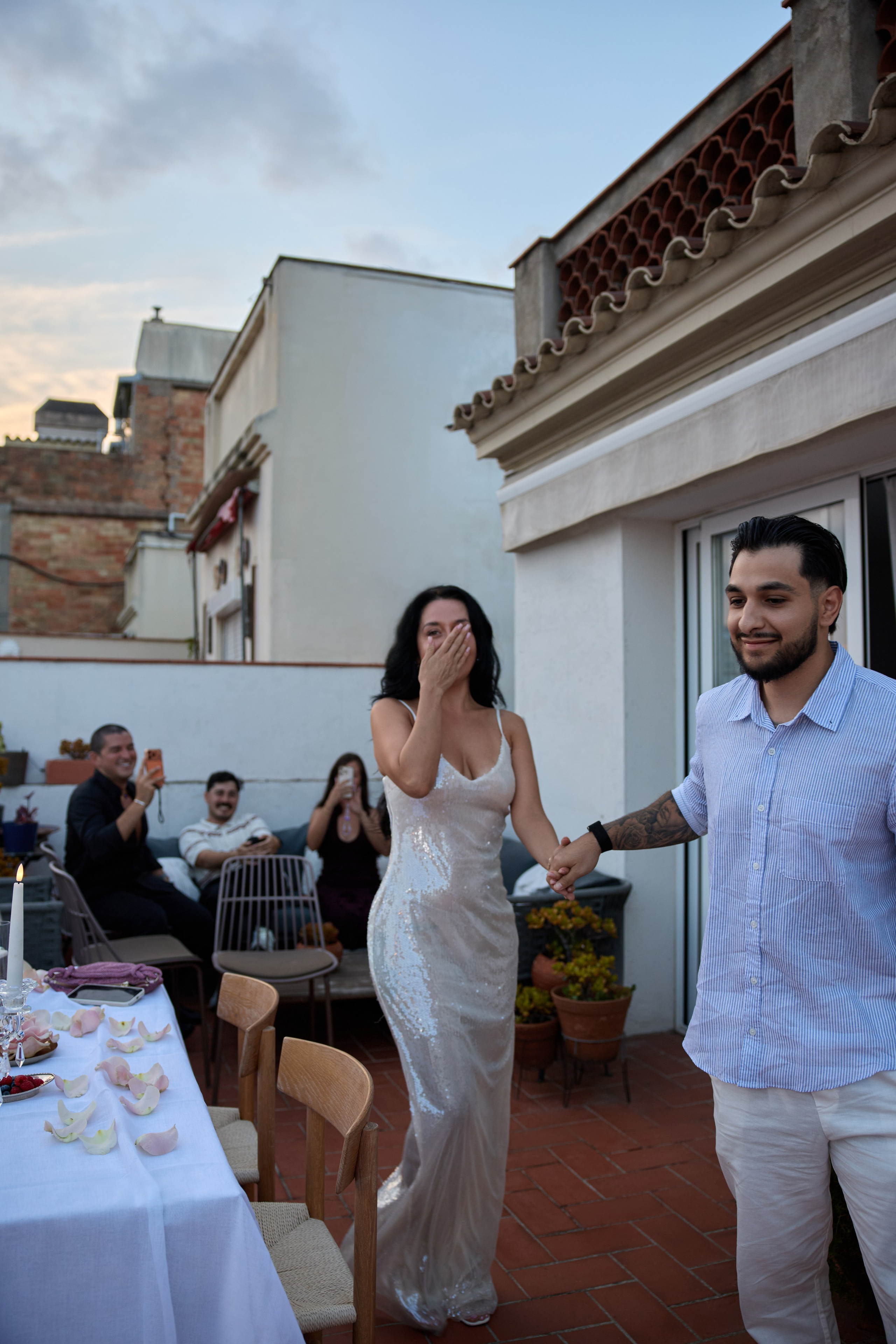 Proposal terassa 2 Sagrada Familia. Photographer & Videographer in Barcelona