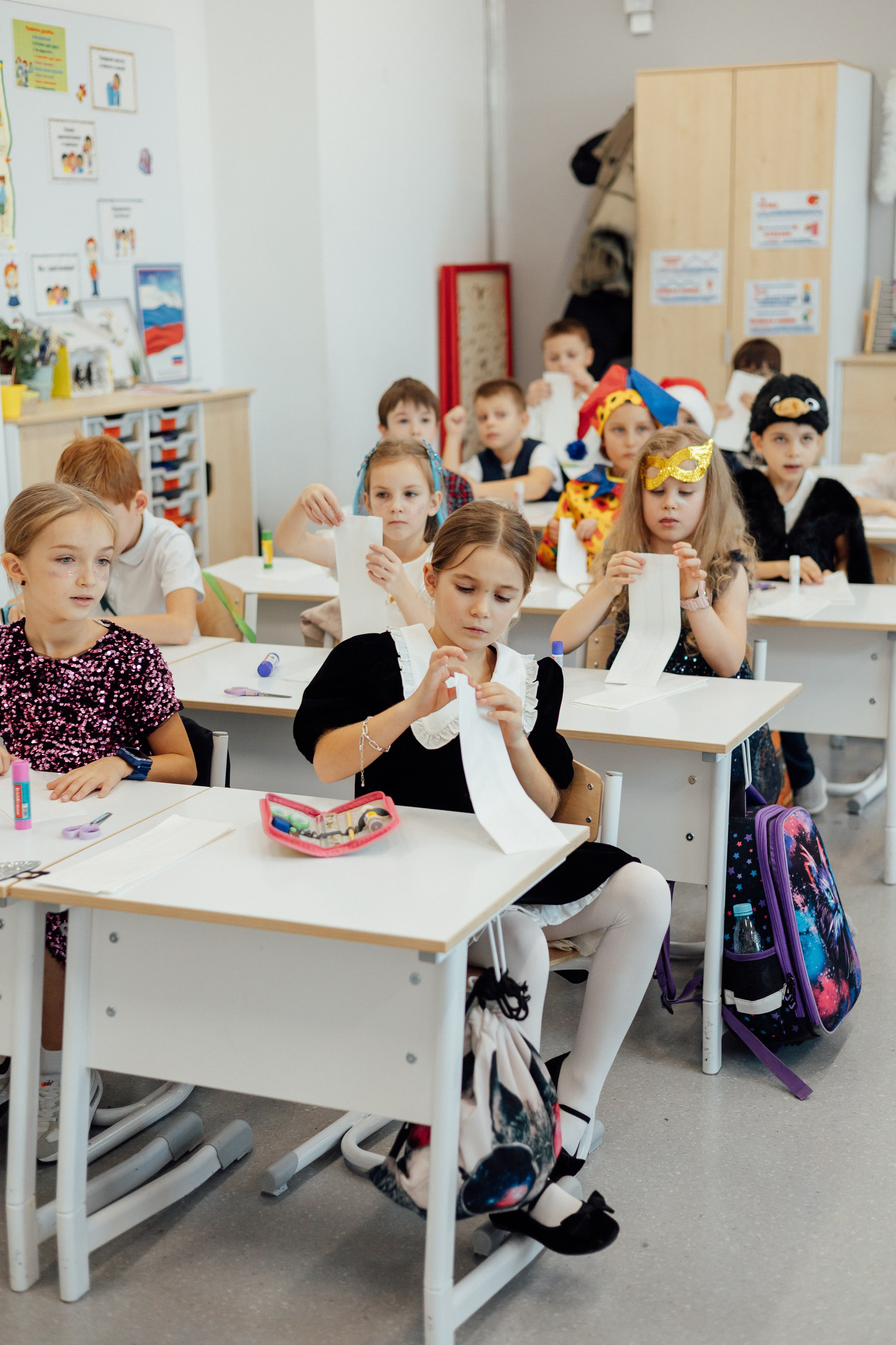 Школьный новогодний праздник. Психолог, фотограф Мария Черницкая