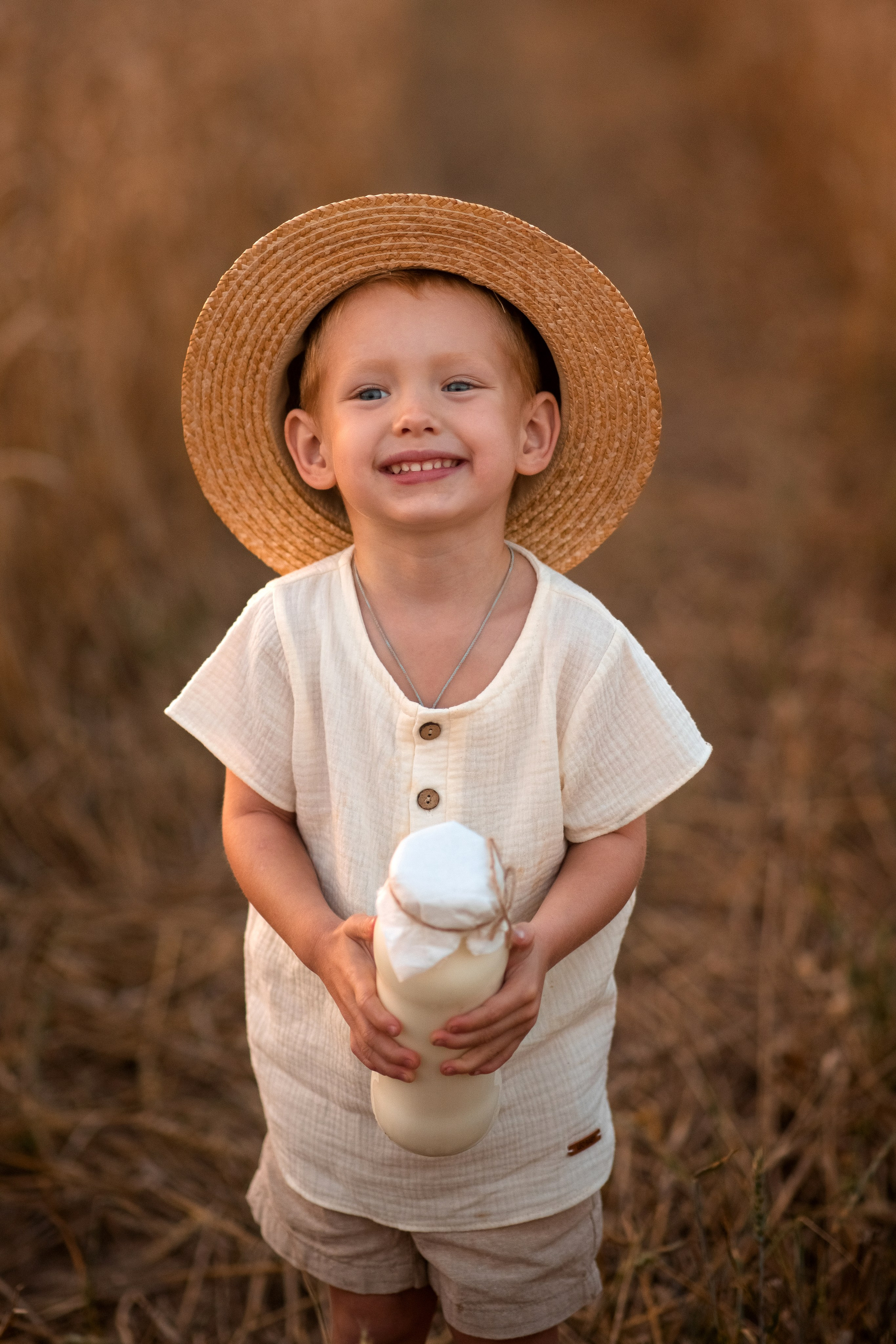 Семейная фотосессия в пшеничном поле. Семейный и детский фотограф в Туле Светлана Воронкова