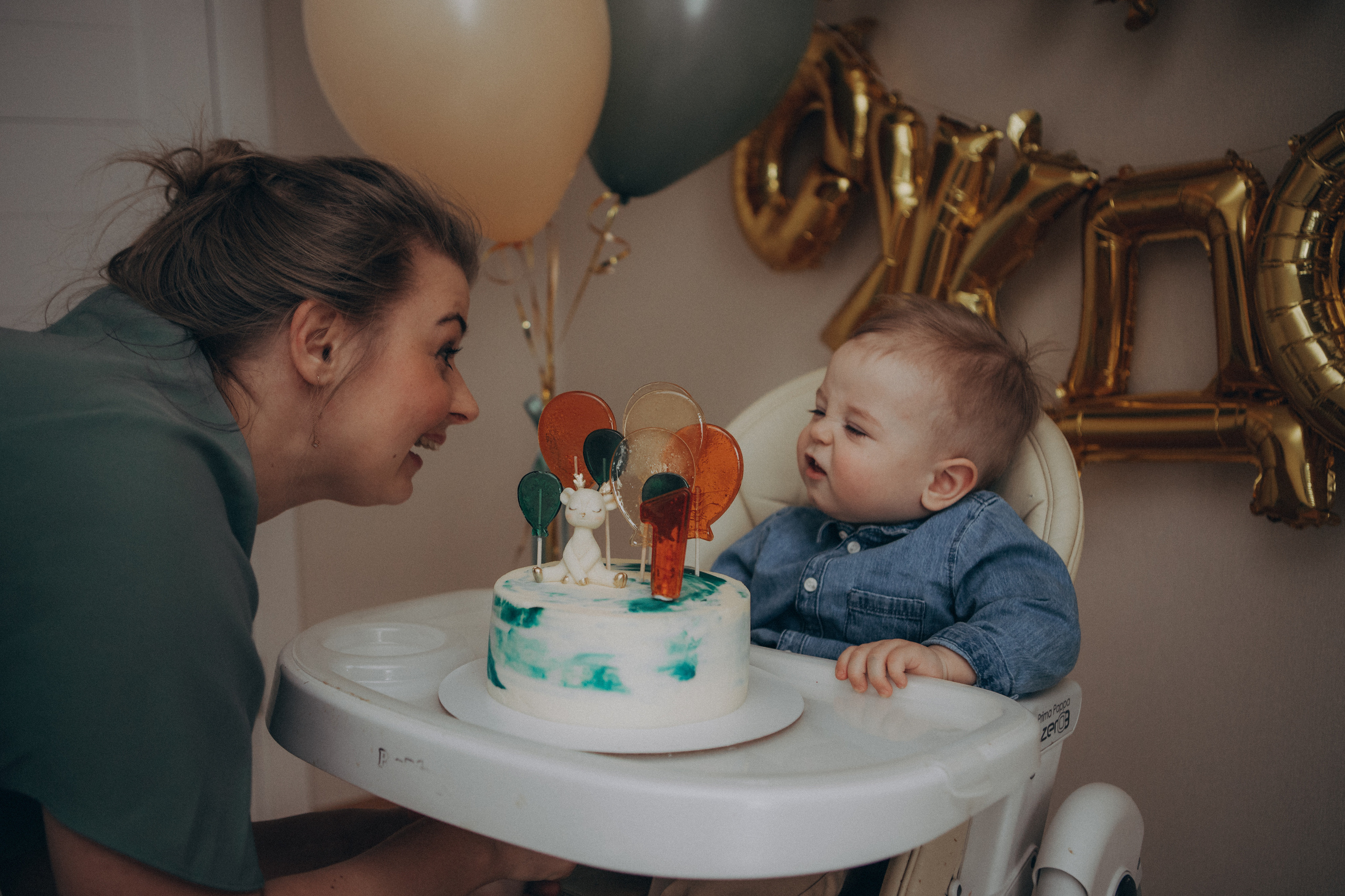 Первый день Рождения. Семейный фотограф Обнинск