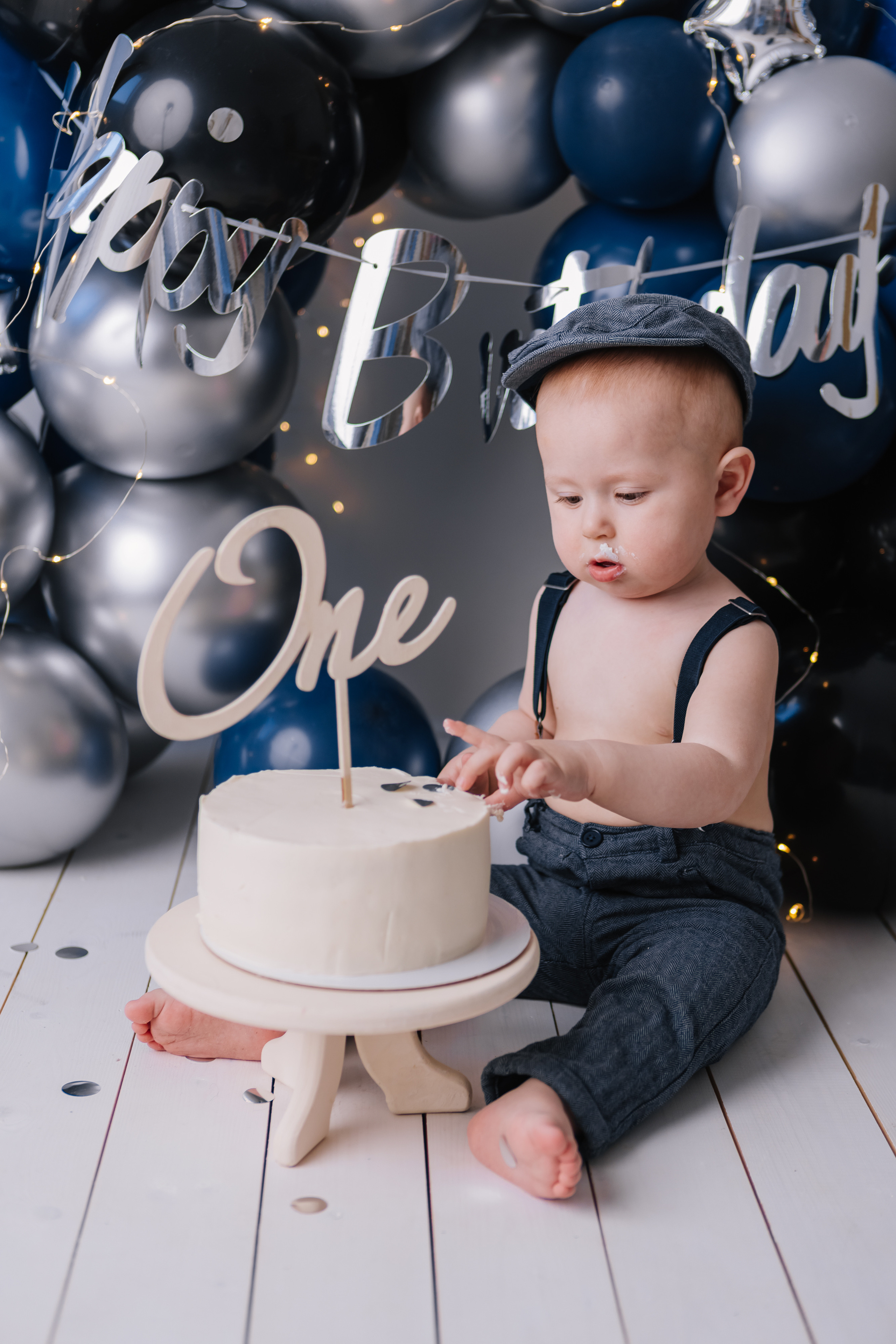 Первый тортик Космос. Семейный фотограф Обнинск