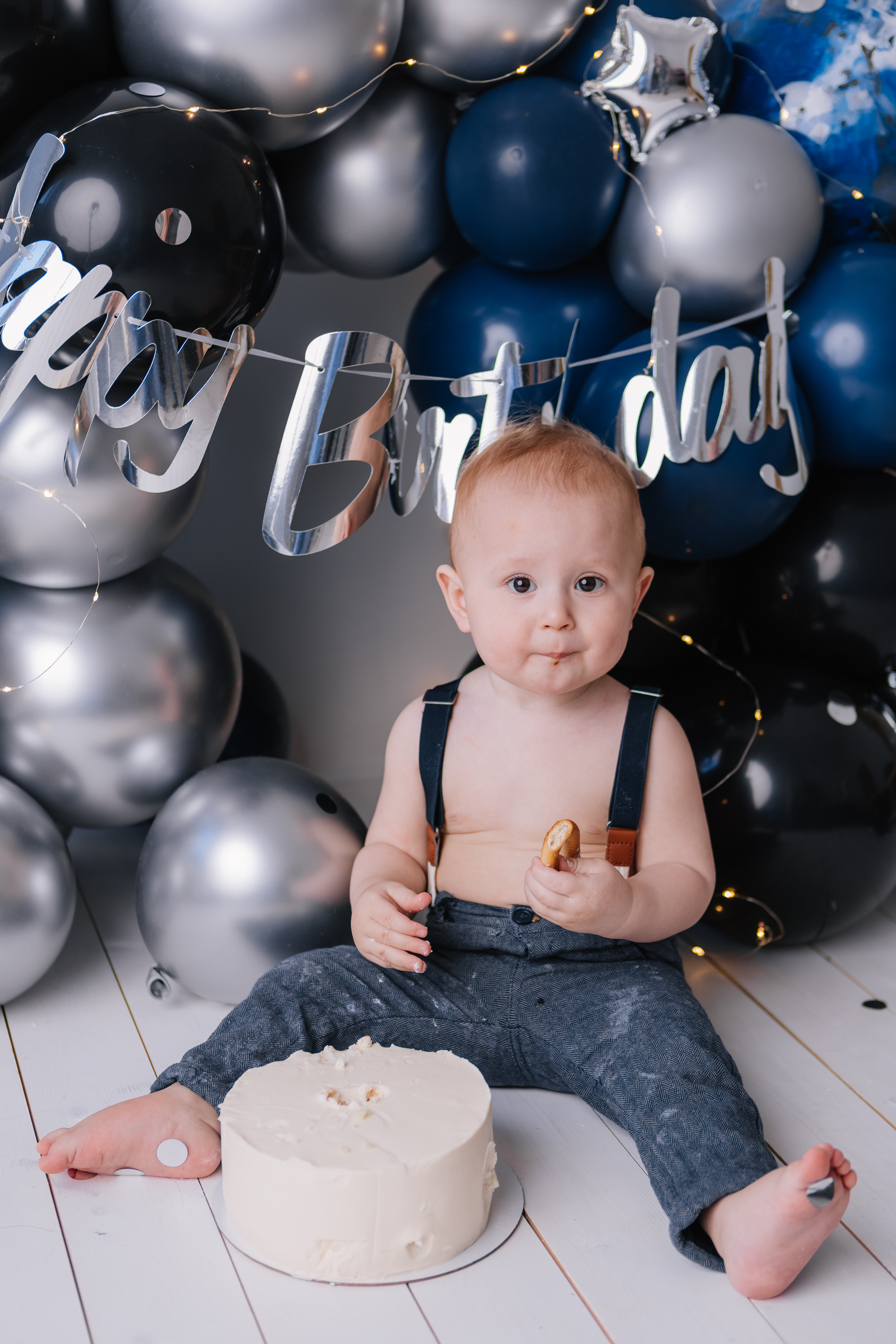 Первый тортик Космос. Семейный фотограф Обнинск