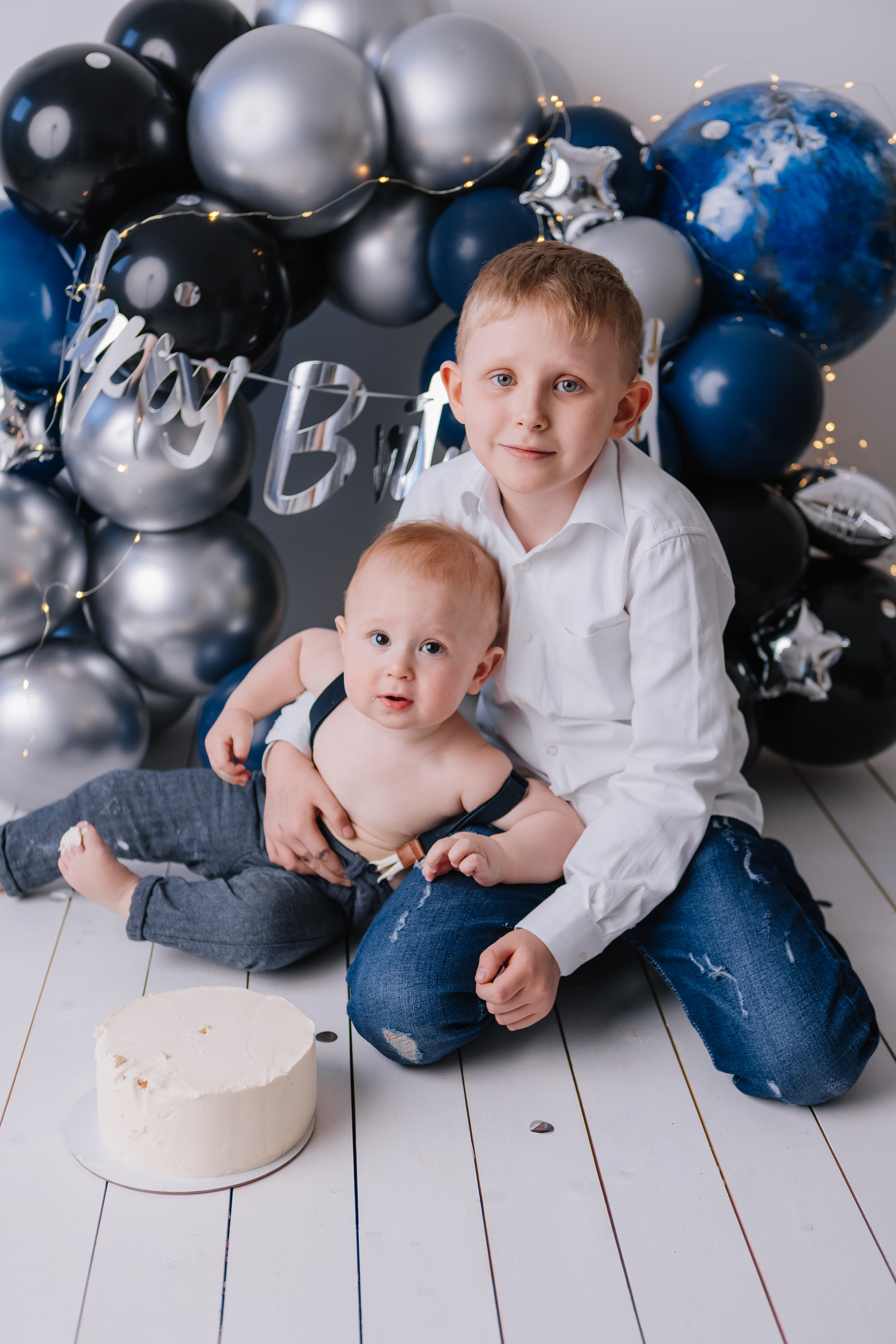 Первый тортик Космос. Семейный фотограф Обнинск