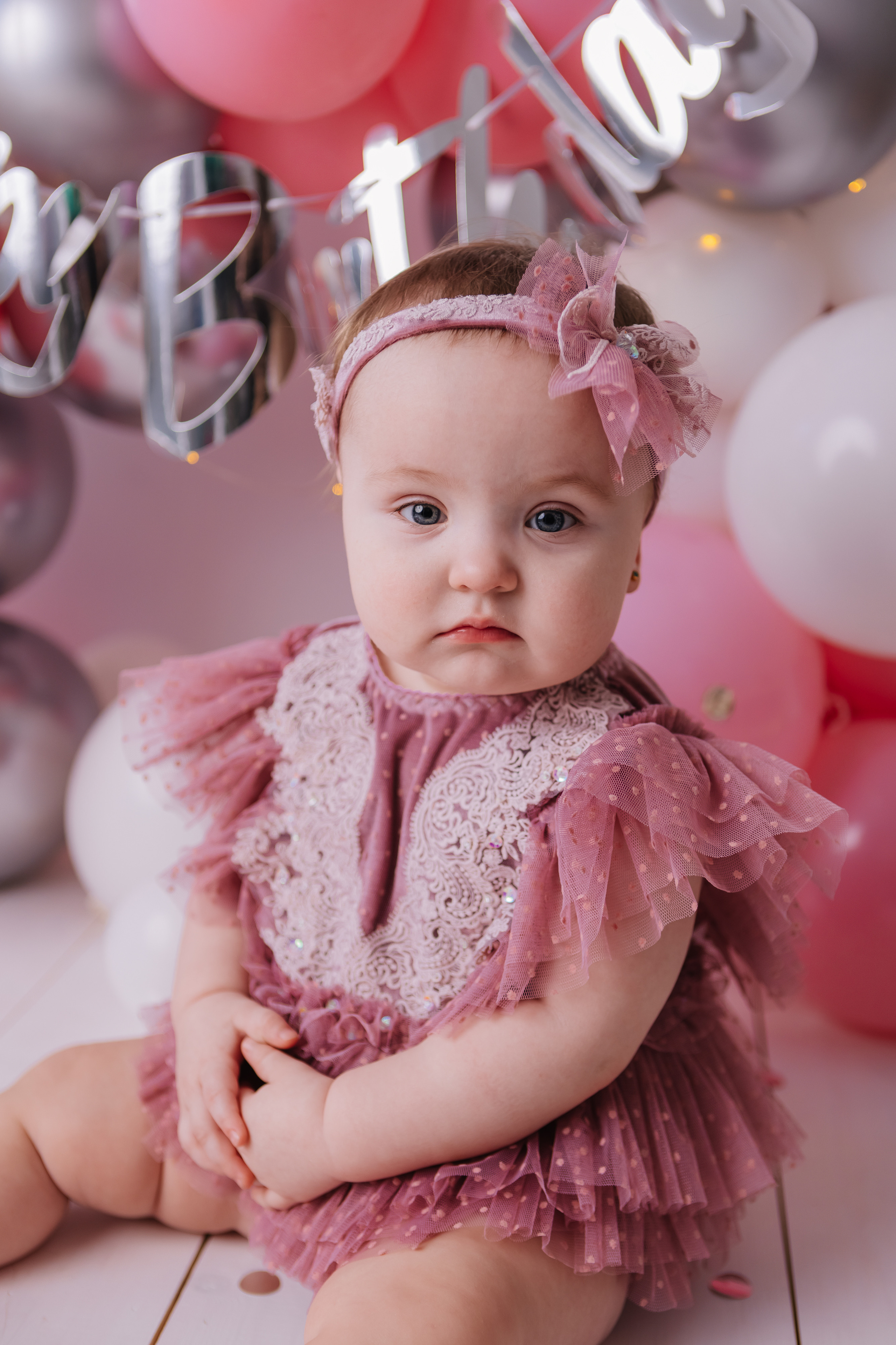 Первый тортик Розовый. Семейный фотограф Обнинск