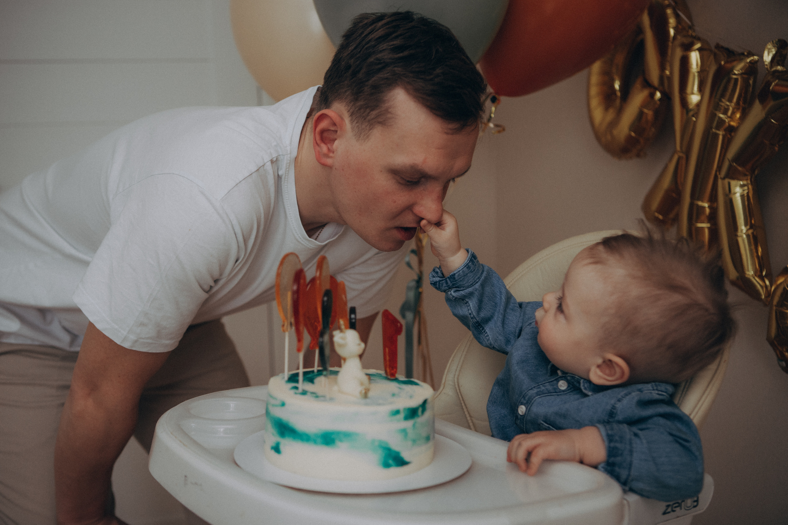 Первый день Рождения. Семейный фотограф Обнинск