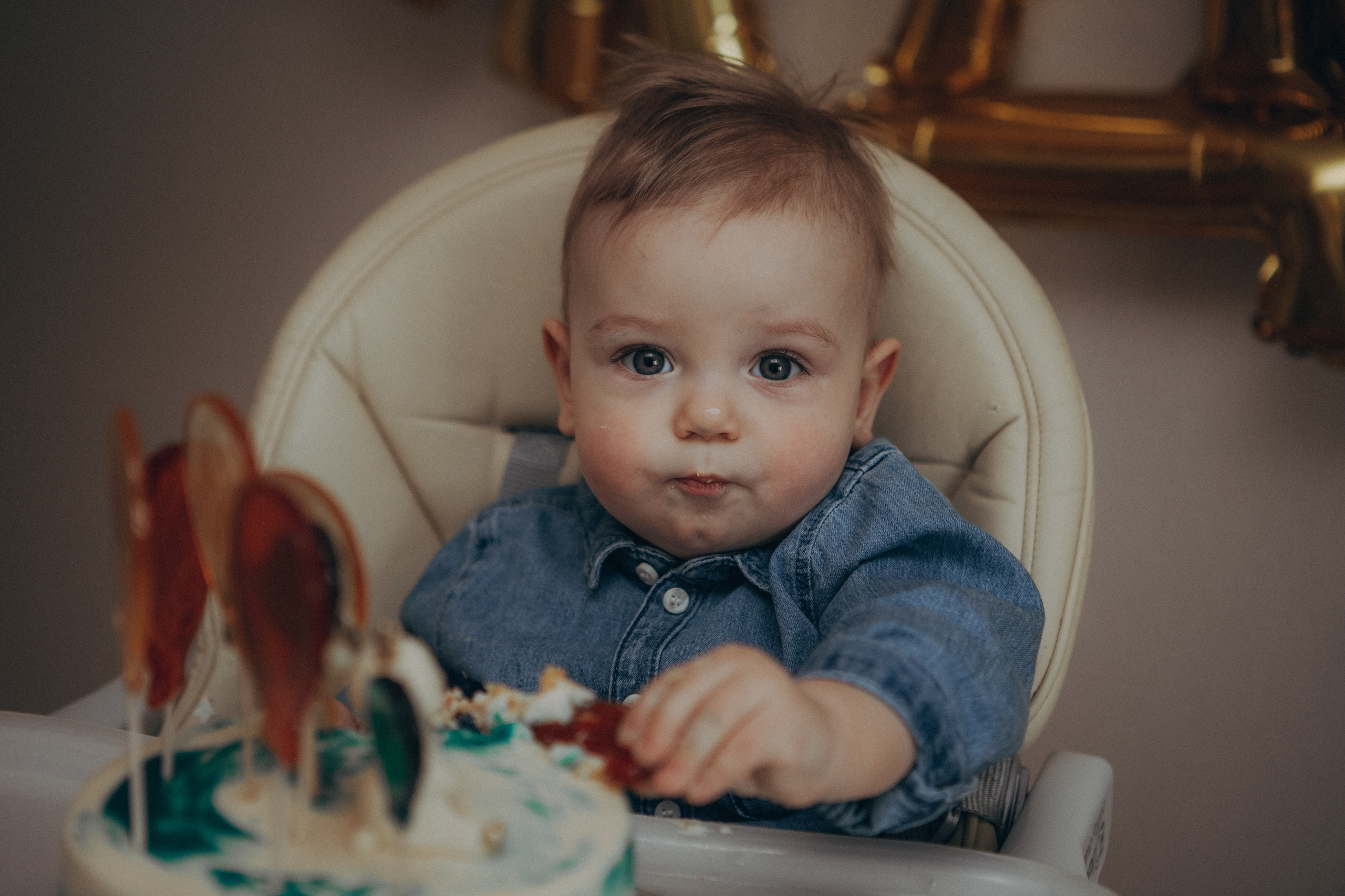 Первый день Рождения. Семейный фотограф Обнинск