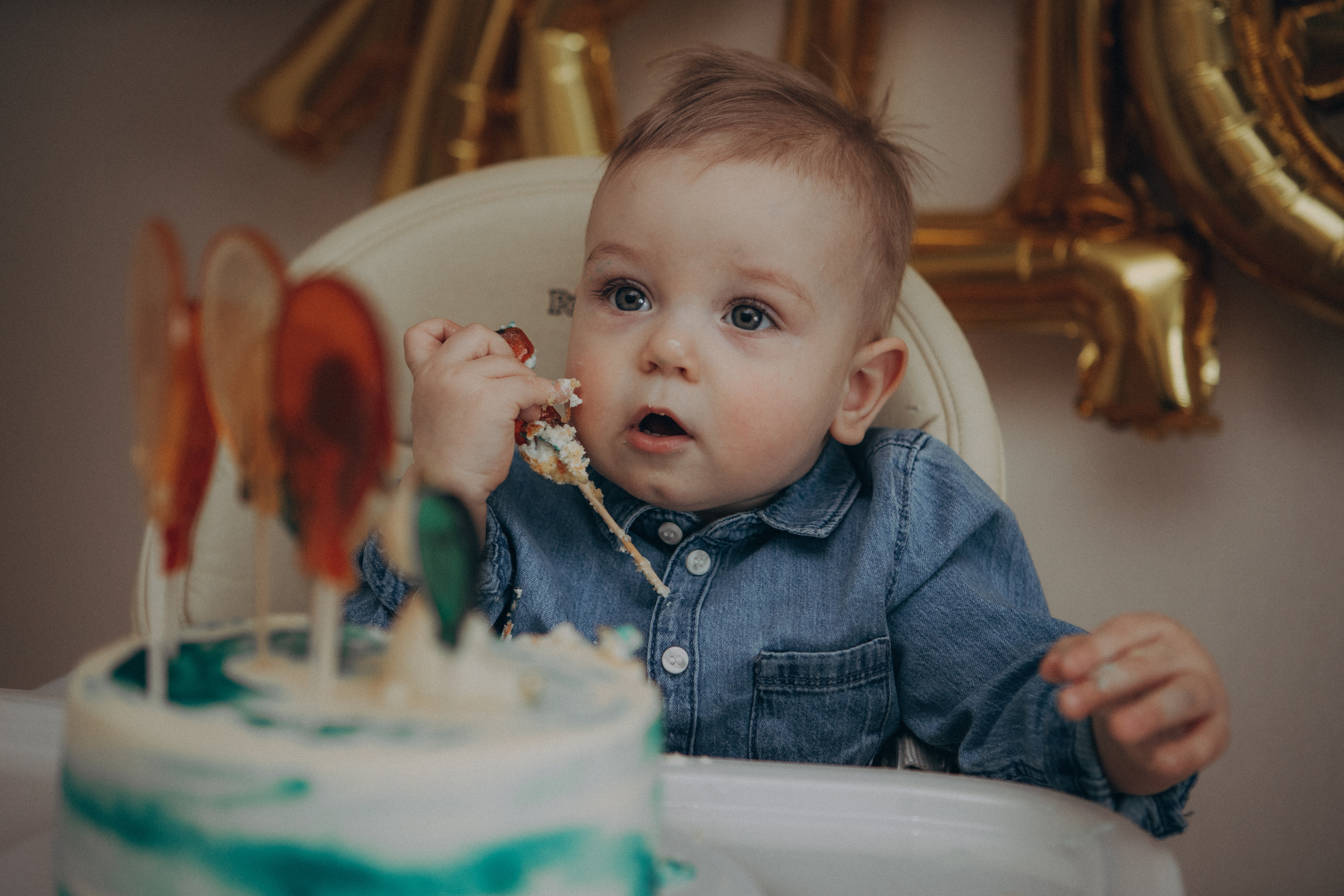 Первый день Рождения. Семейный фотограф Обнинск