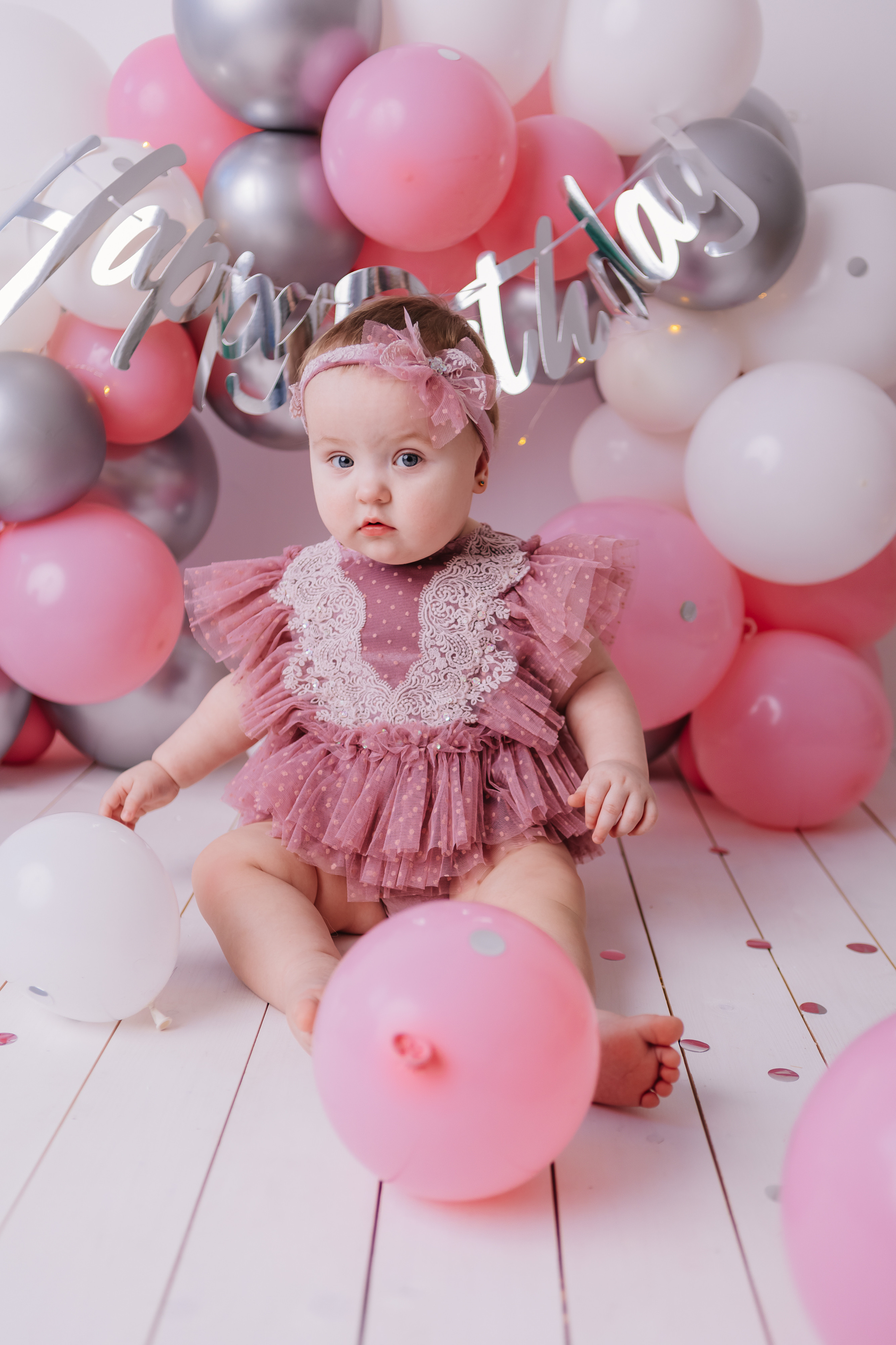 Первый тортик Розовый. Семейный фотограф Обнинск
