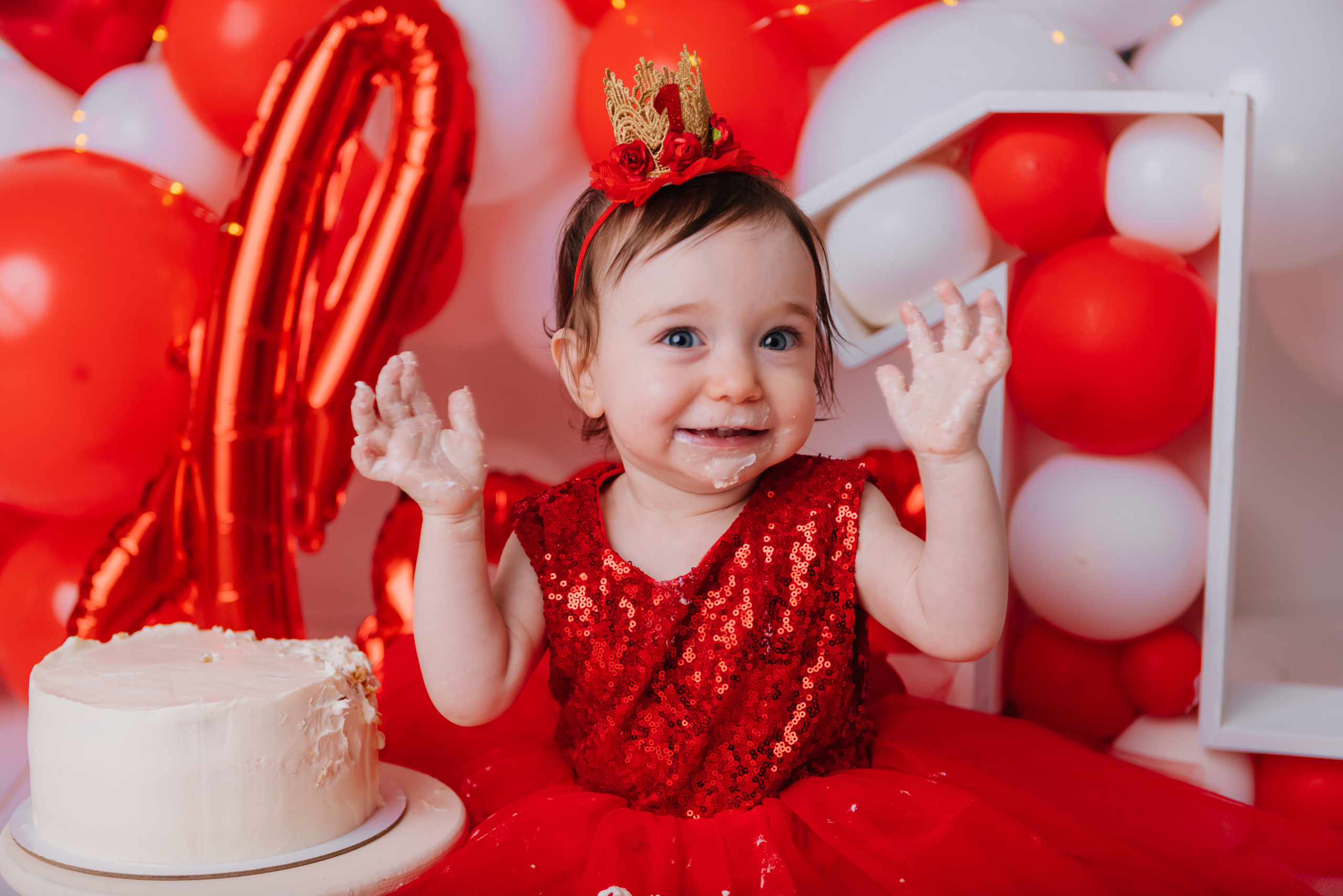 Первый тортик Красный