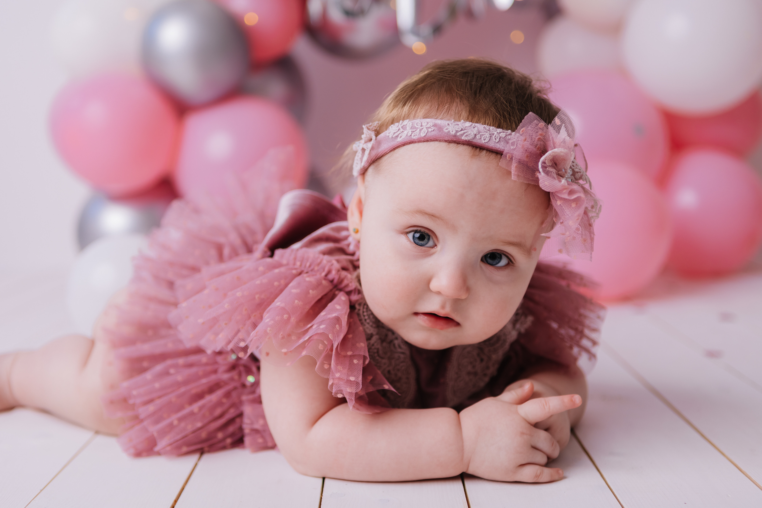 Первый тортик Розовый. Семейный фотограф Обнинск