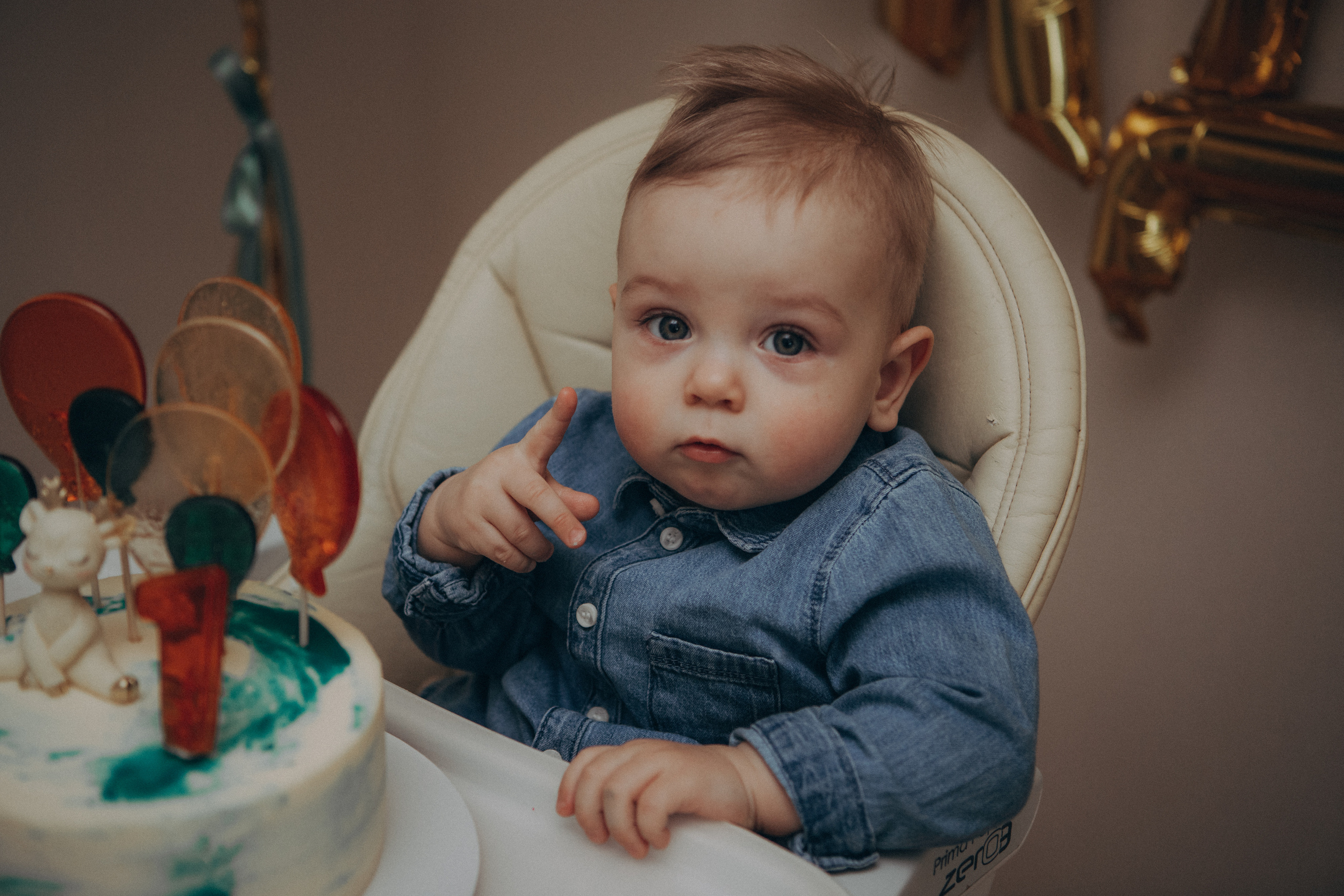 Первый день Рождения. Семейный фотограф Обнинск
