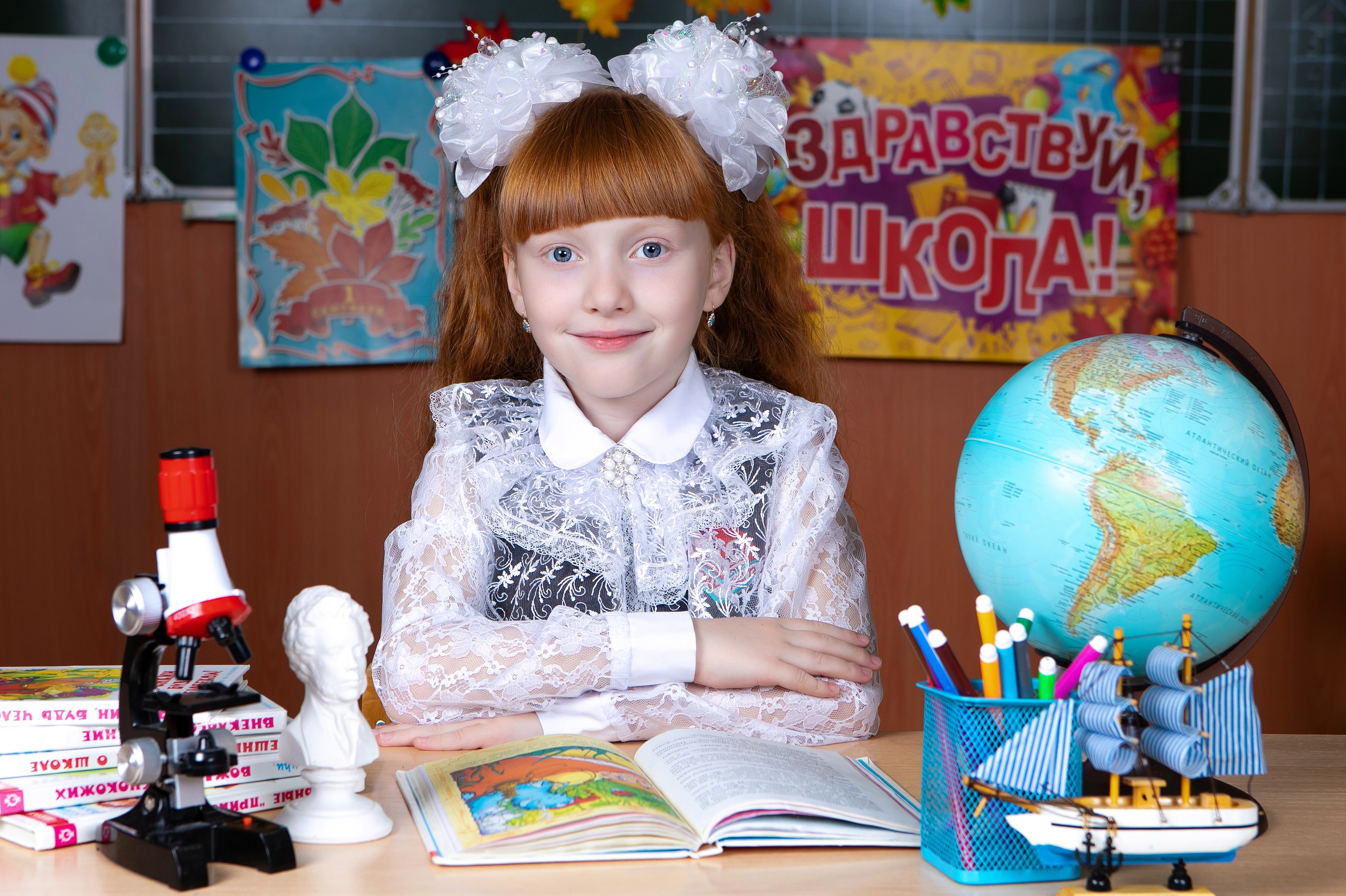 Съемка в школе. Выпускные фотокниги