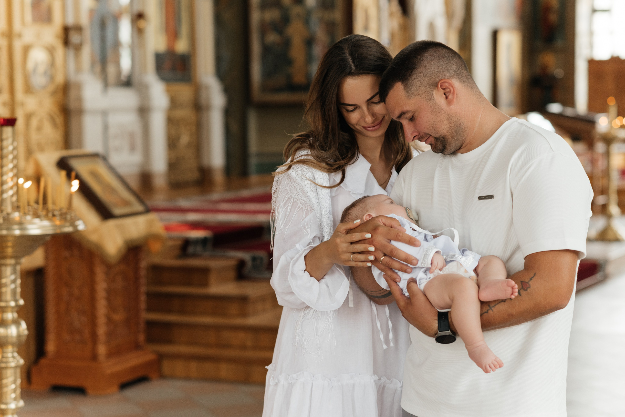 Таинство крещения Артёма. Фотограф Елена Кучук