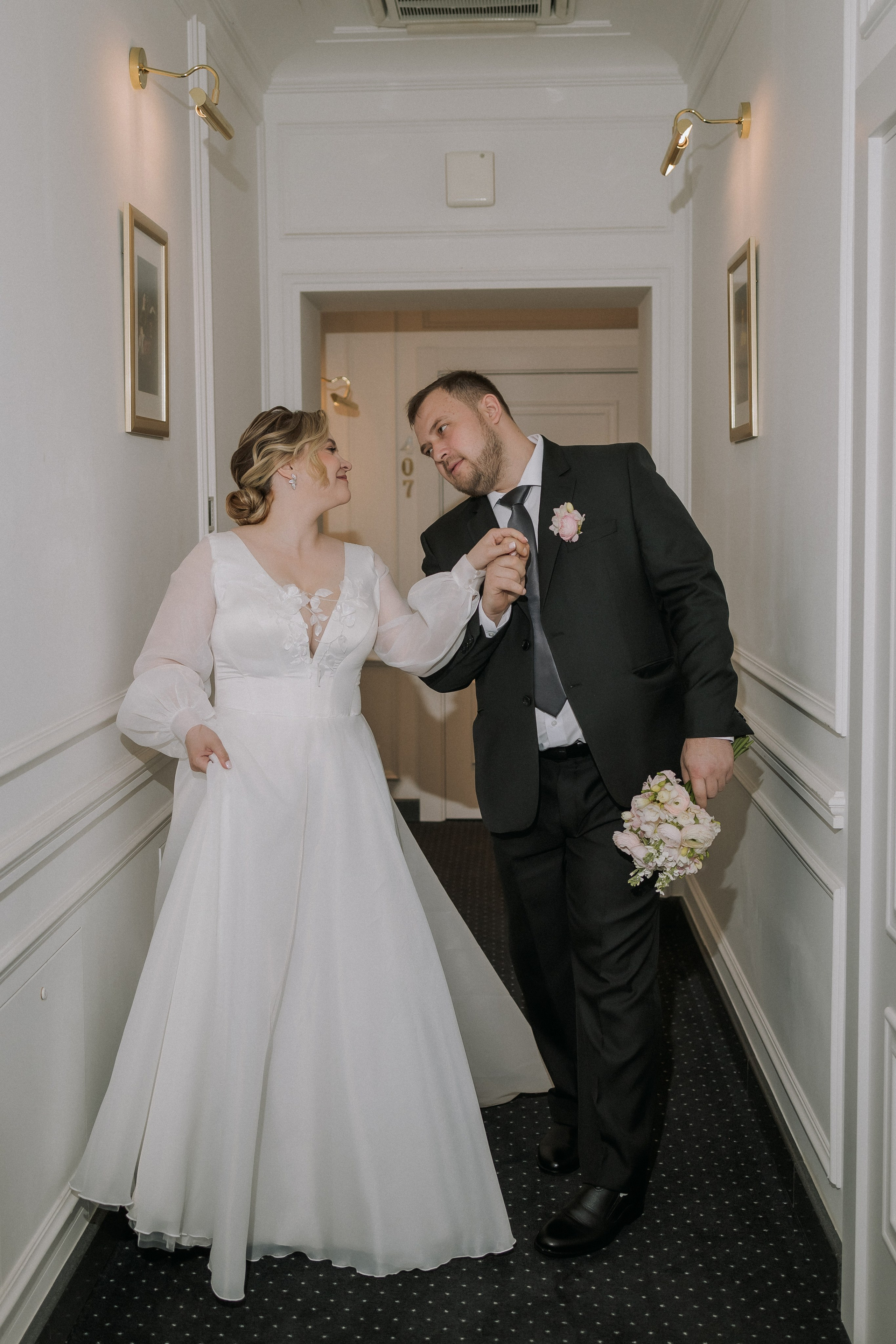 Анастасия и Сергей. Свадебная прогулка. Свадебная фотография. Арина Рубах