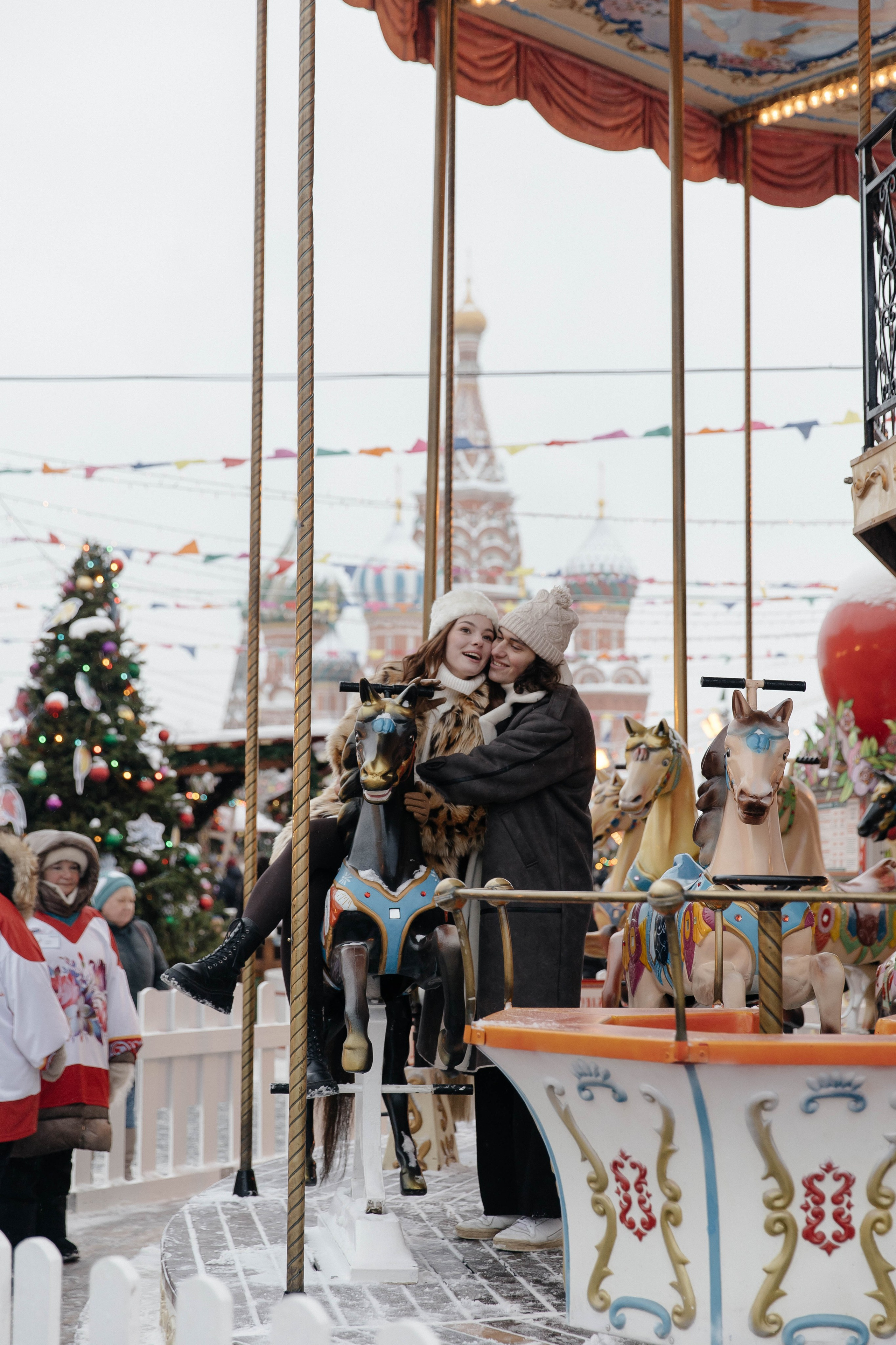 Зимняя история любви. Фотограф индивидуальных женских портретов и LOVEstory в Москве