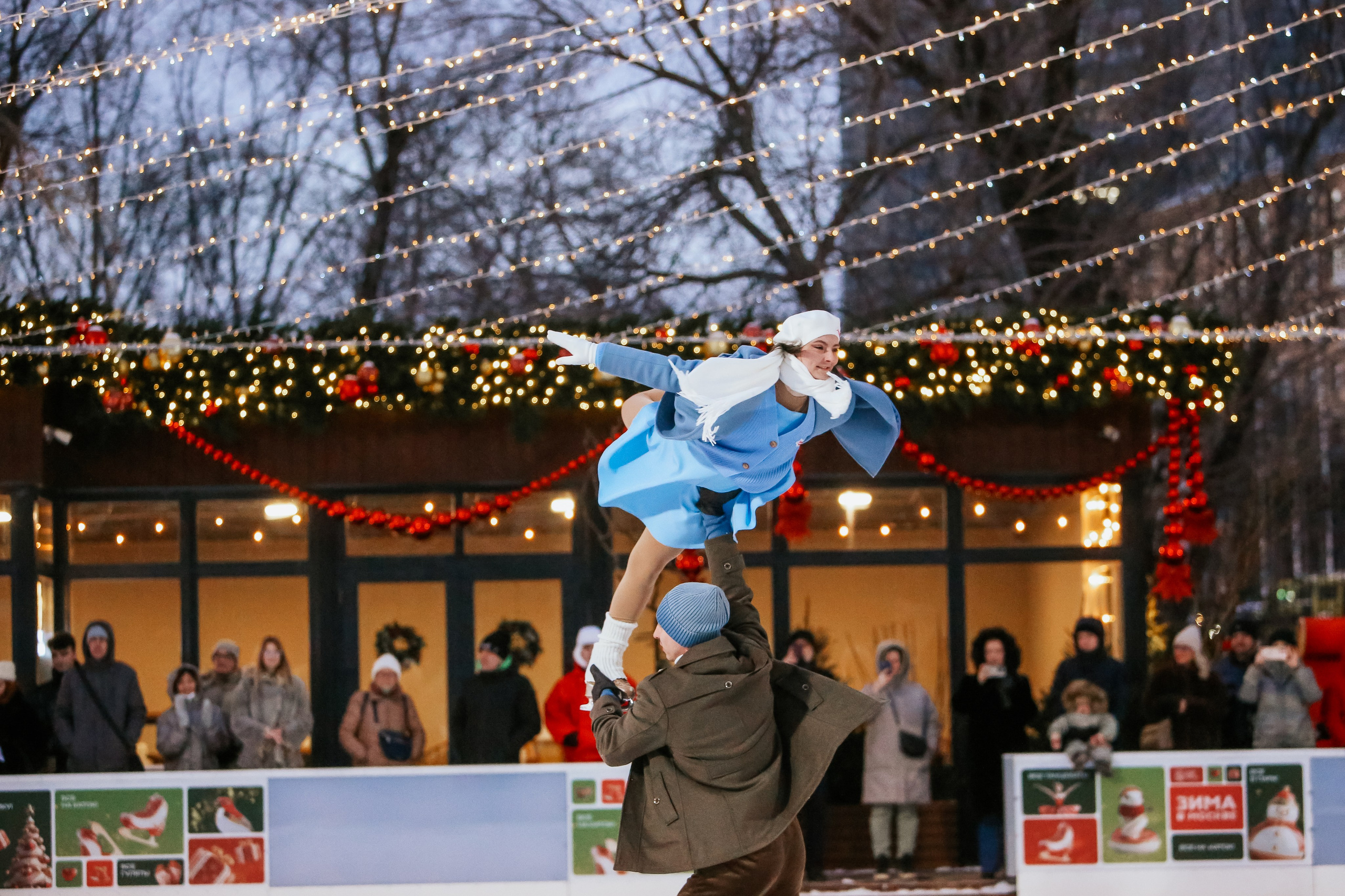 Ледовое шоу Сити каток Московское Чаепитие. Фотограф и видеограф Анна Домашенко