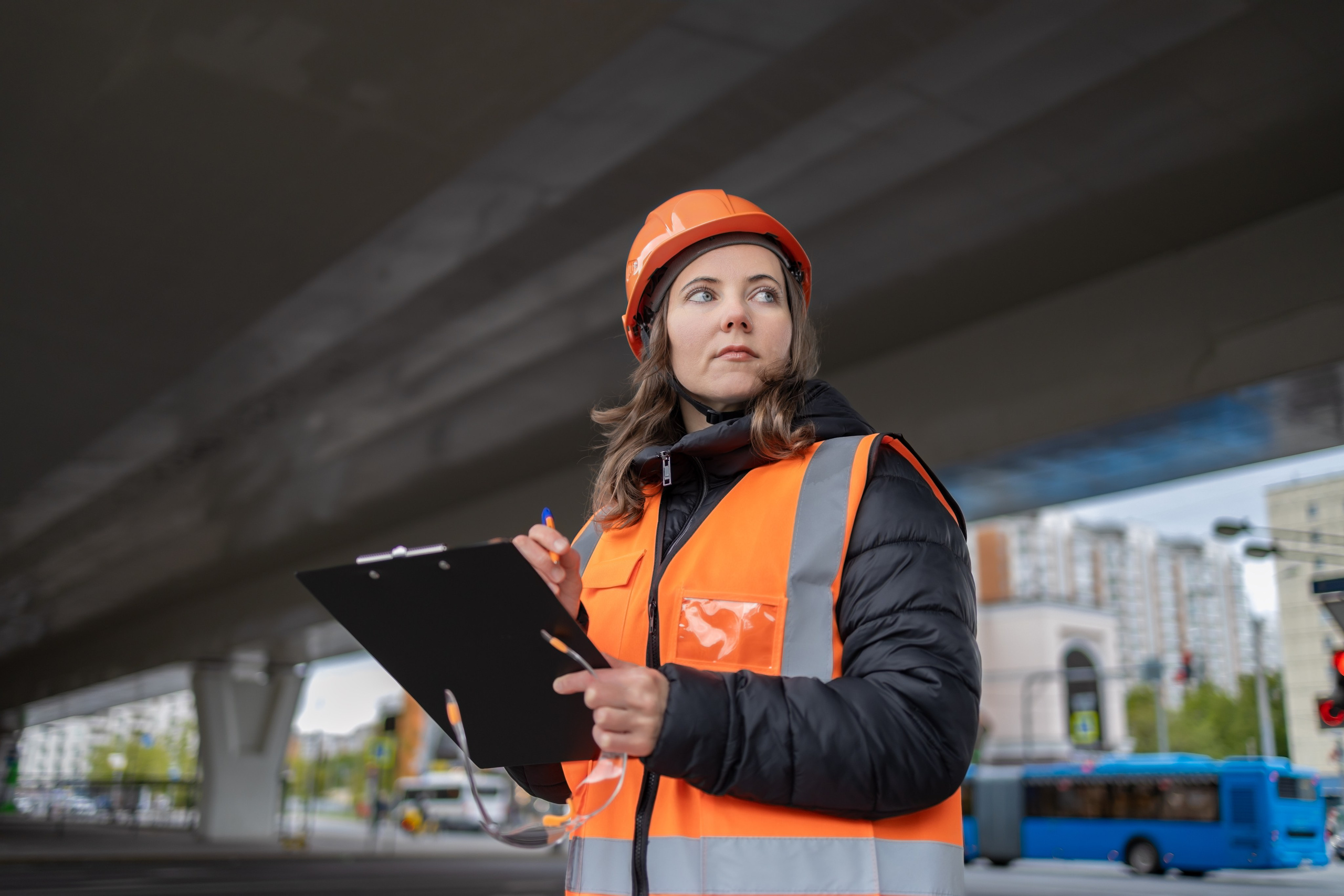 Фотосессия «Стройка» модель Ирина. Репортажный, семейный и студийный фотограф в Москве Демин Алексей