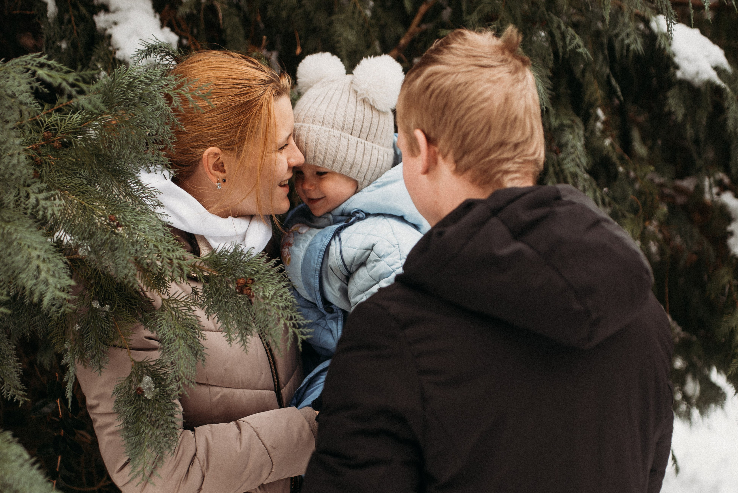 Серёжа и снег ❄️. Фотограф в Сочи — Маргарита Поганова