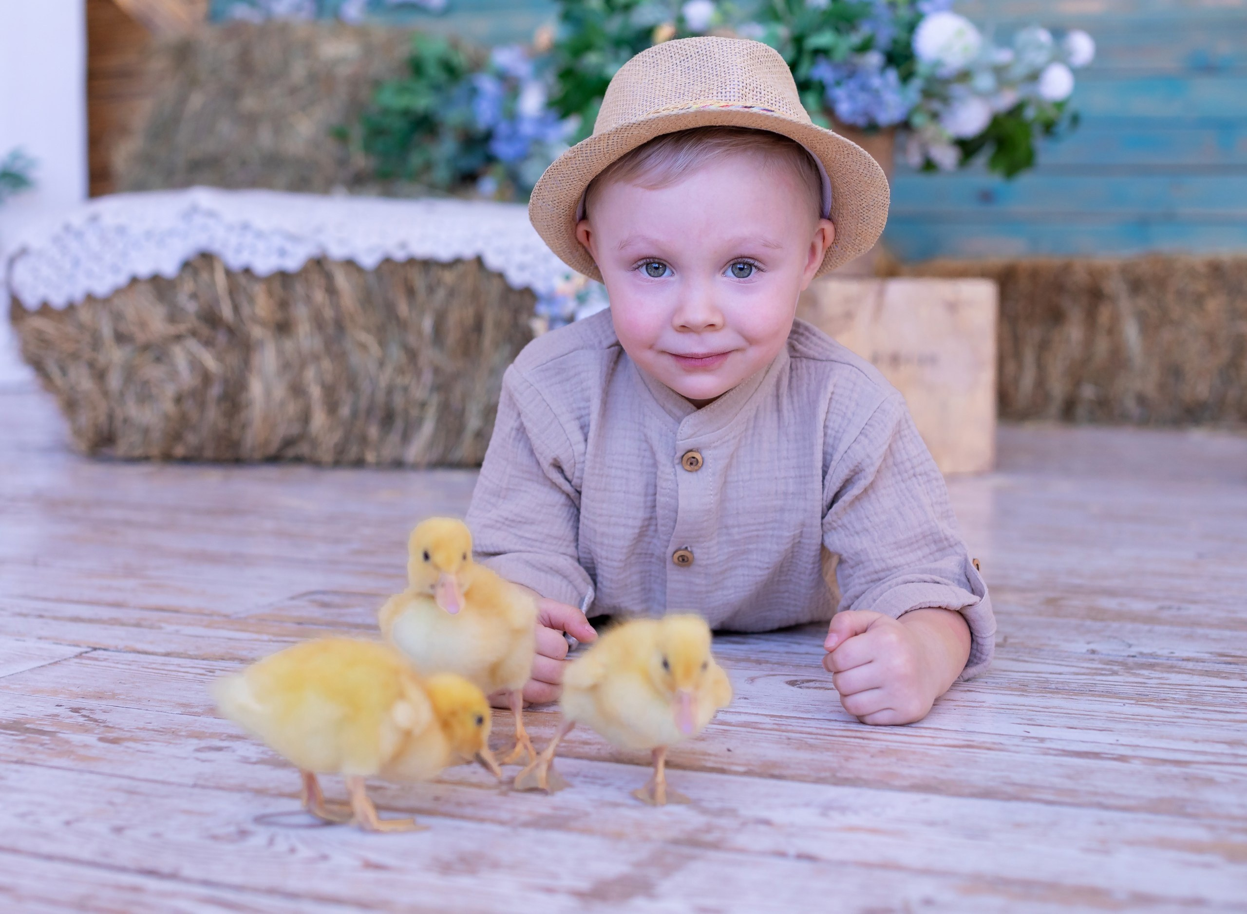 Фотосесии с Утятами и Кроликами (Пасхальные Фотосессии). Семейный и Детский фотограф в Москва Скворцова Татьяна