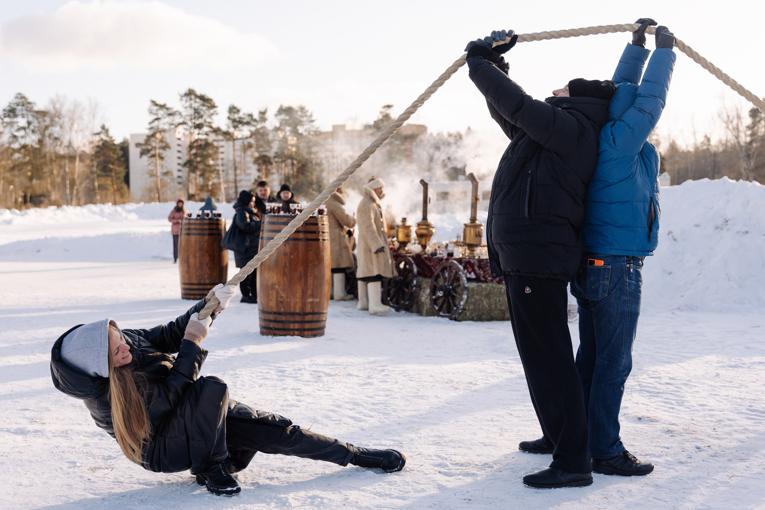 Зимние игры. Свадебный и семейный фотограф Ксения Ржевская (Митрохина)