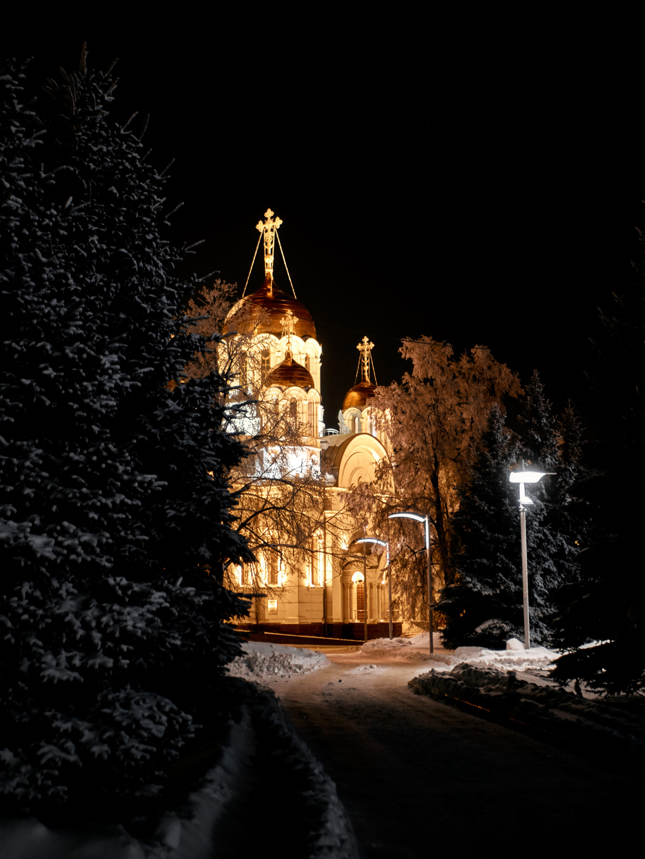 Новогодние виды Самары