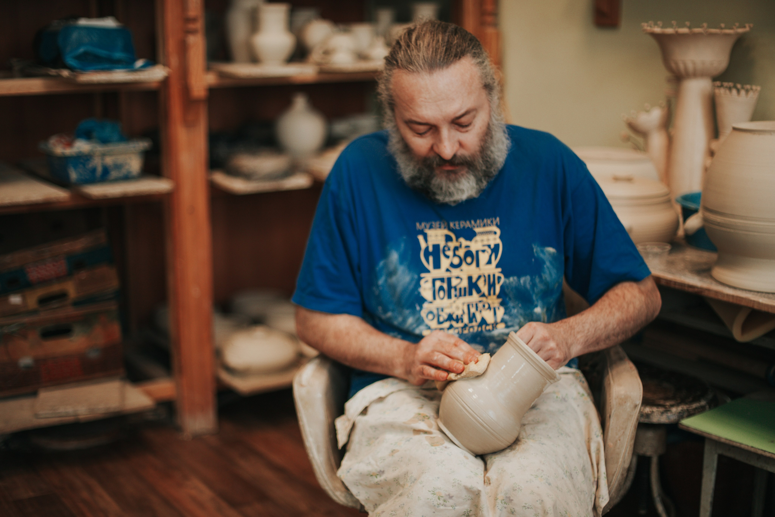 В музее. Фотограф в Нижнем Новгороде