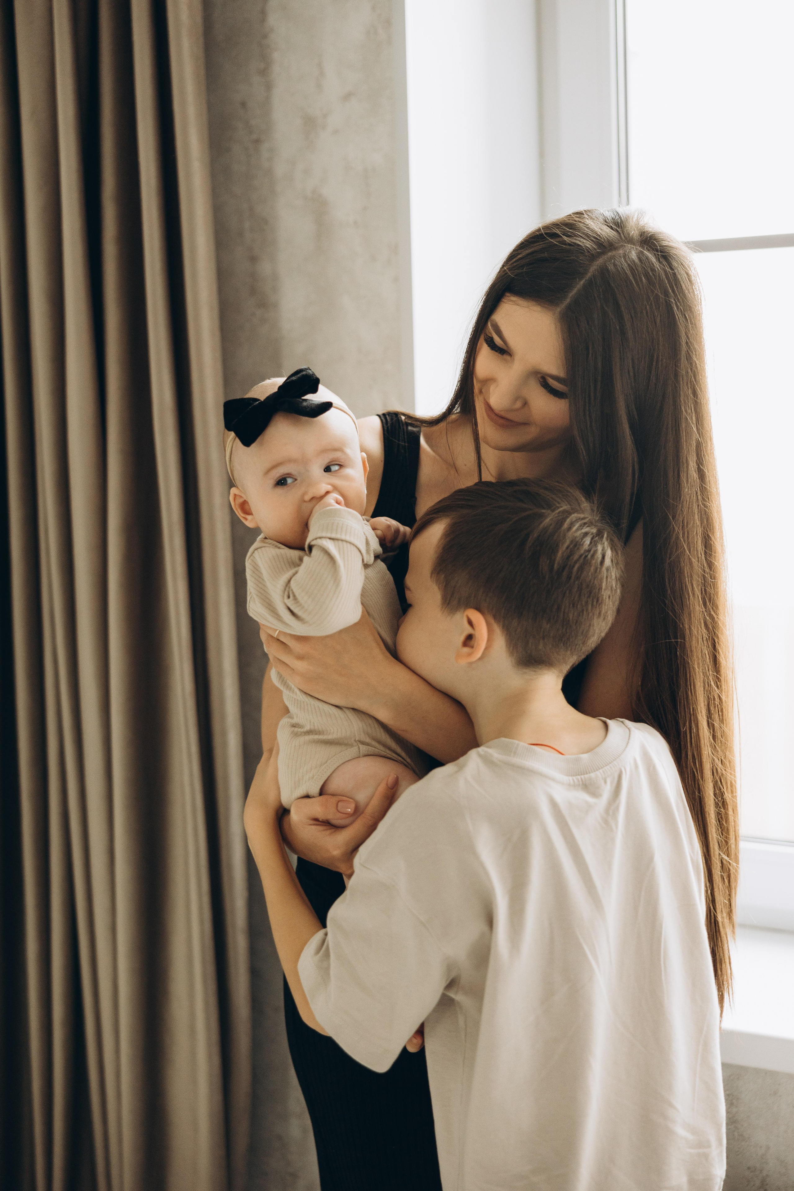 Марина, Илья и Аня. Семейный фотограф в Москве Виктория Ястребинская