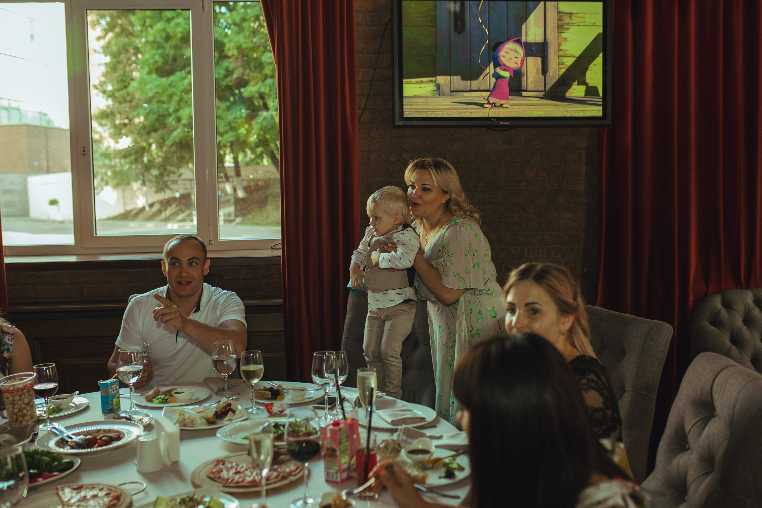 День Рождения Ромочки. Фотограф на Крещение, семейный фотограф в Москве