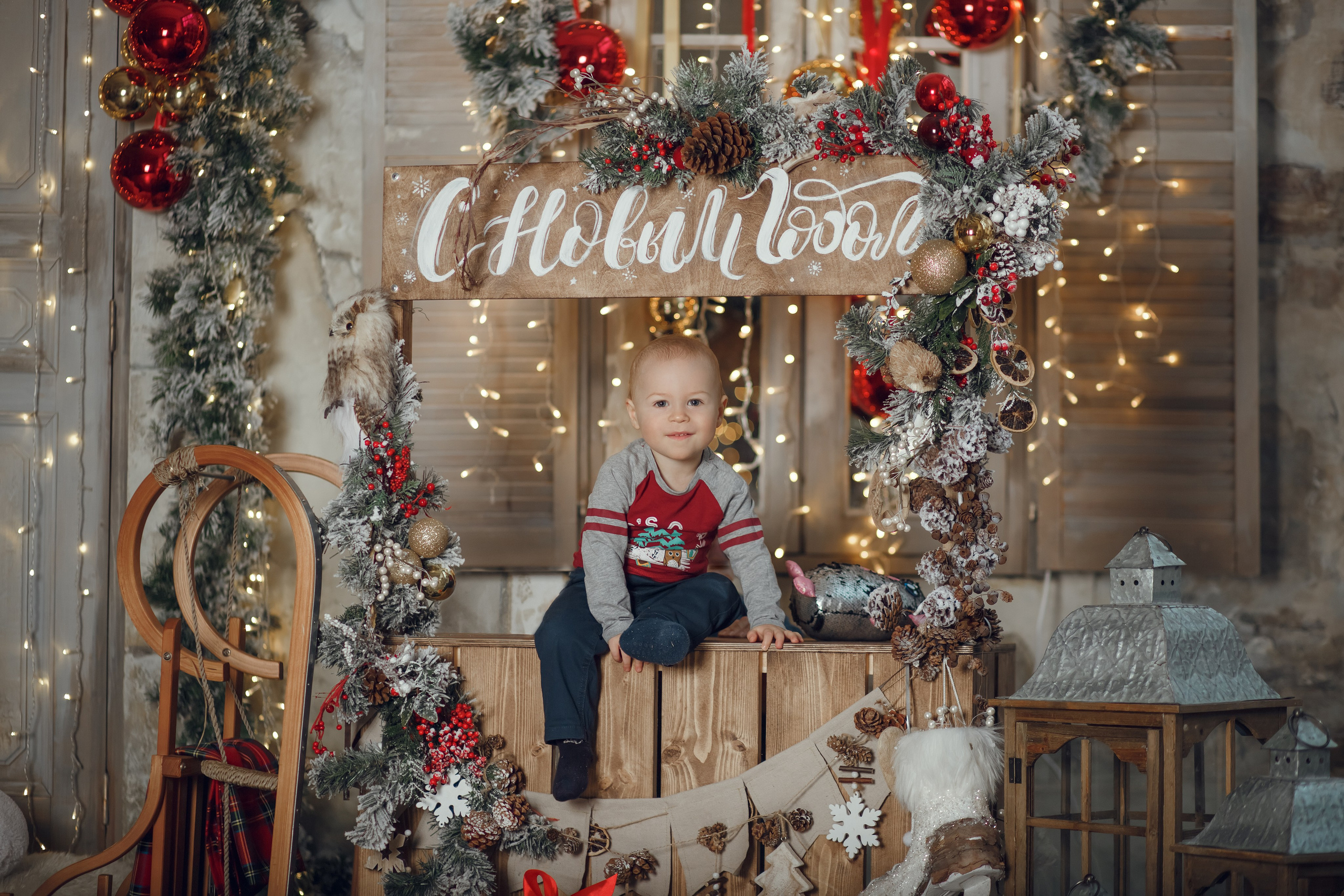 Богдан и семья. Фотограф на Крещение, семейный фотограф в Москве