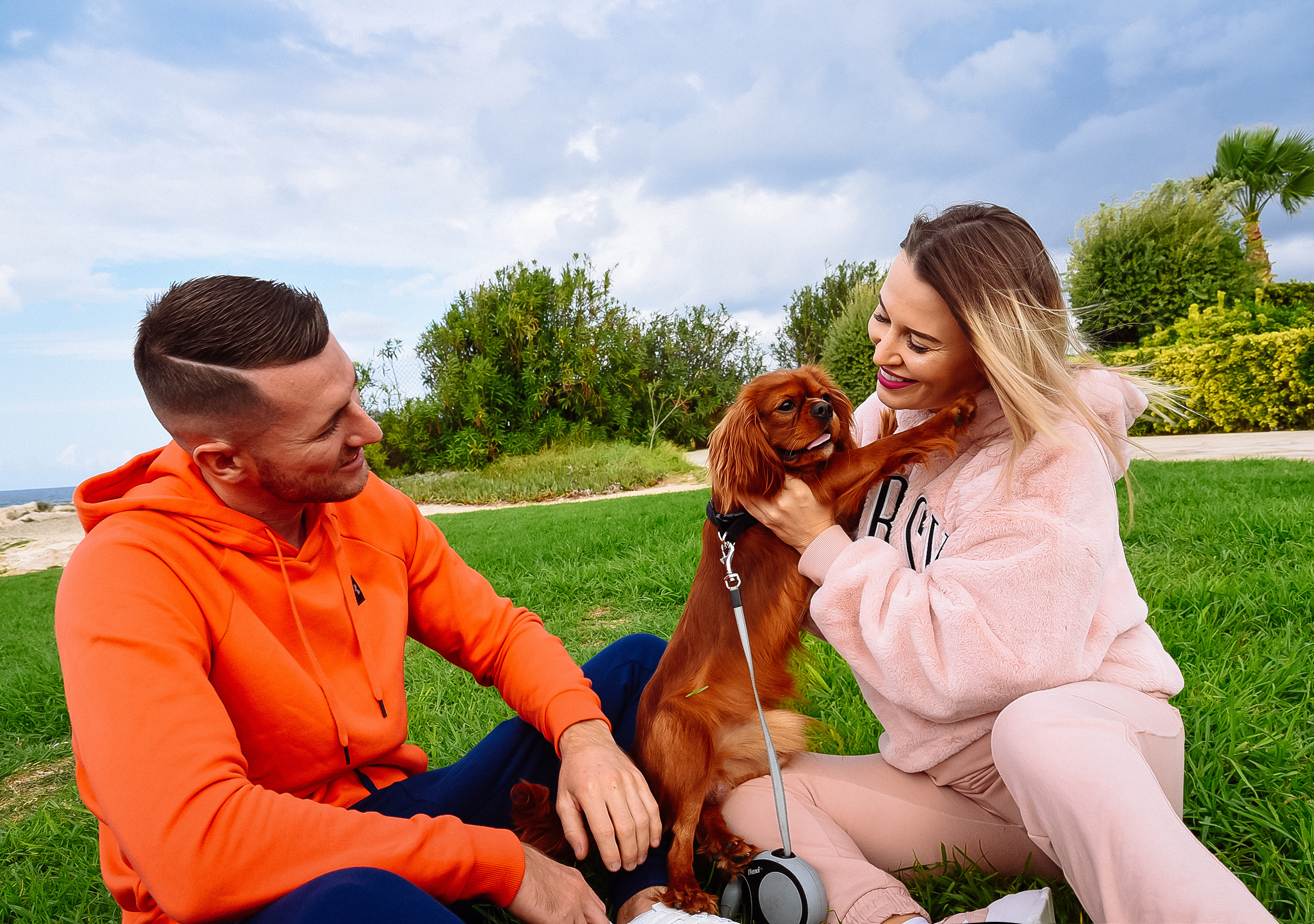 Двое и собака. Свадебный и семейный фотограф