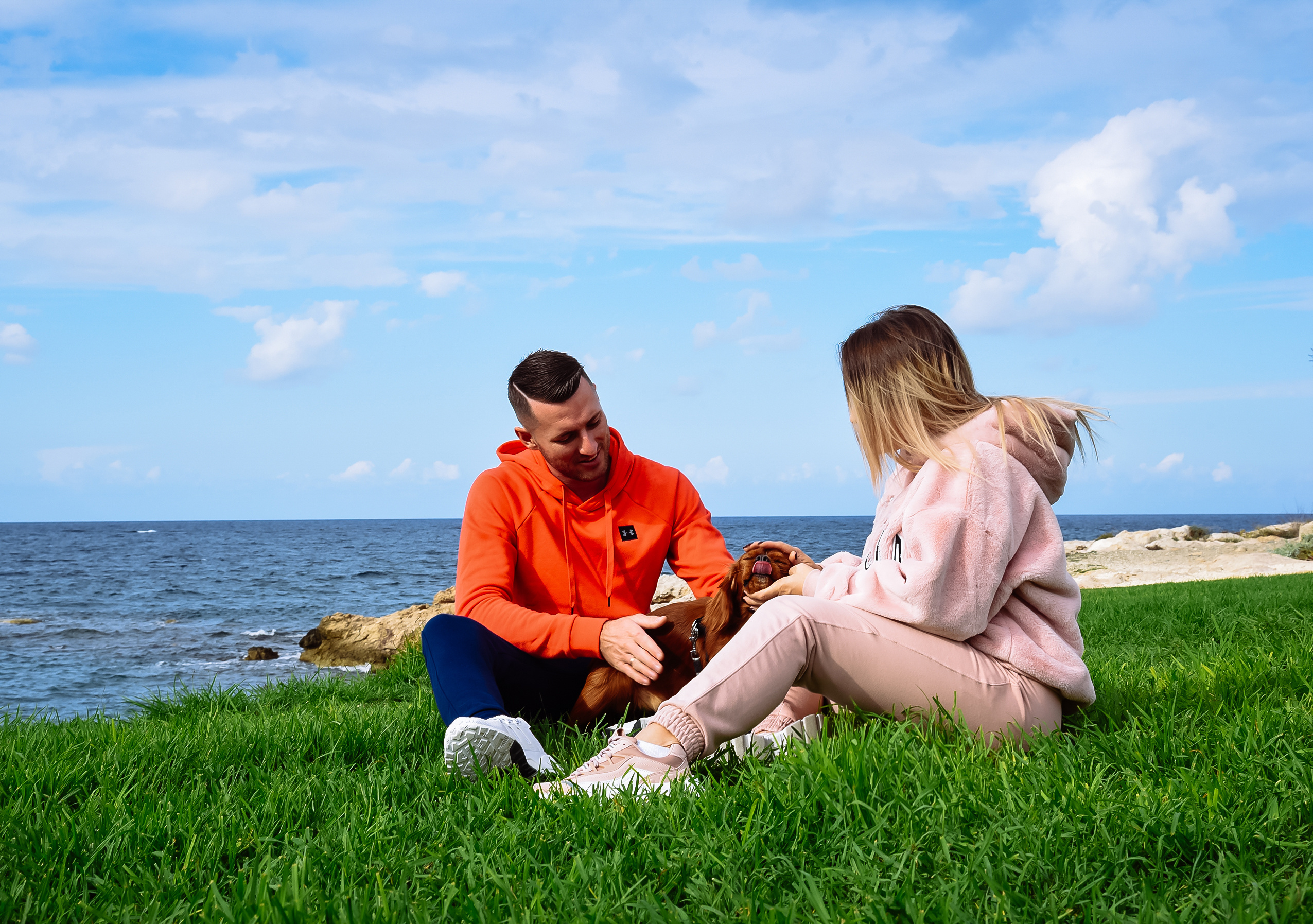 Двое и собака. Свадебный и семейный фотограф